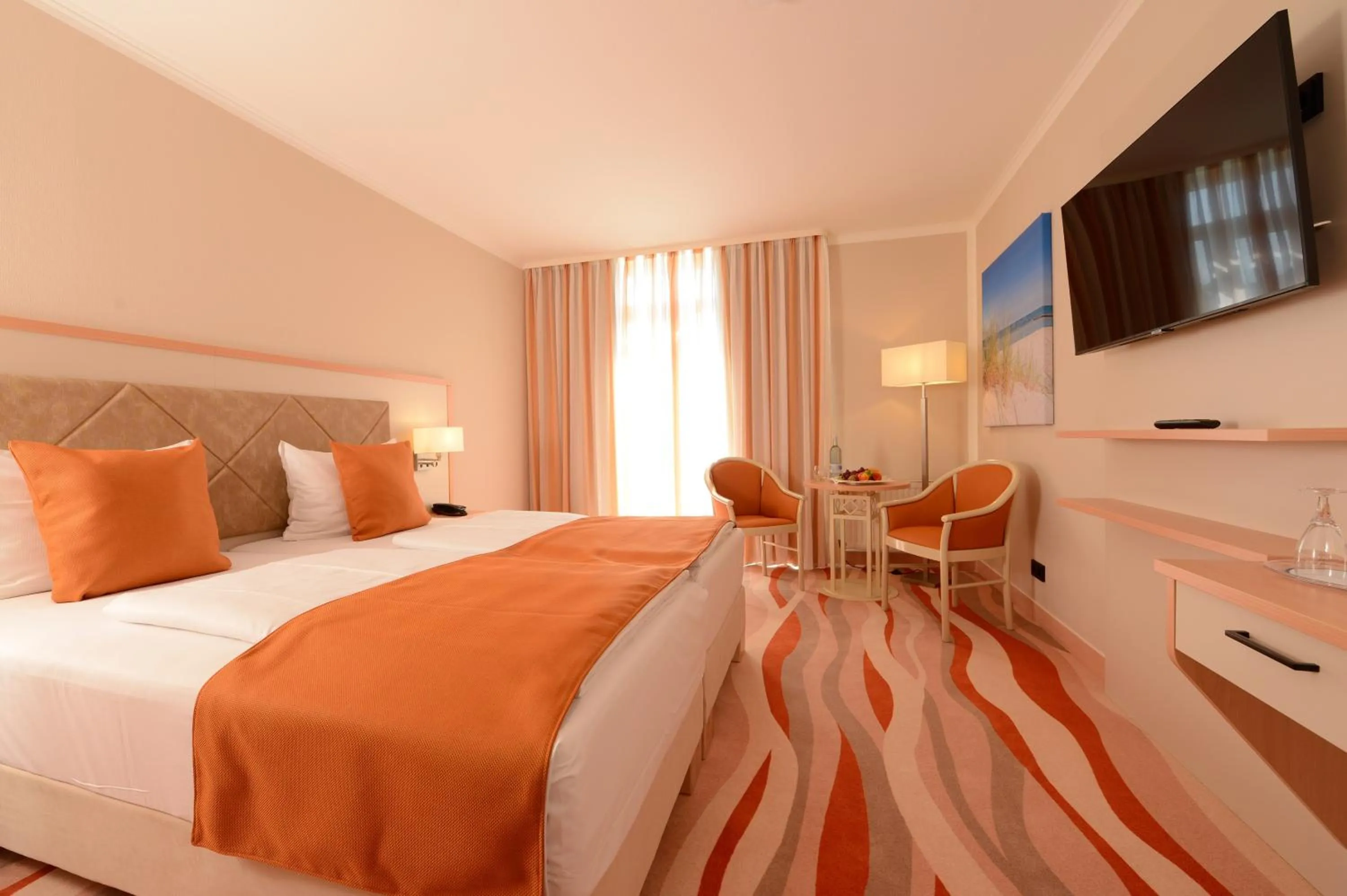 Bed in Seehotel Grossherzog von Mecklenburg