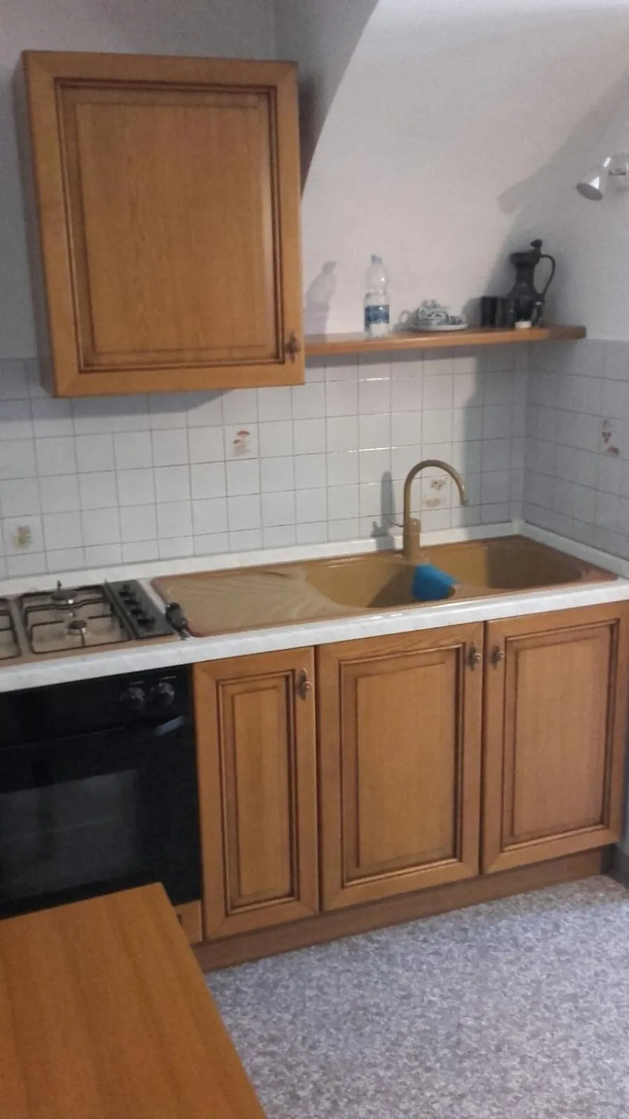 Kitchen or kitchenette in Bed & Breakfast Castello Regina