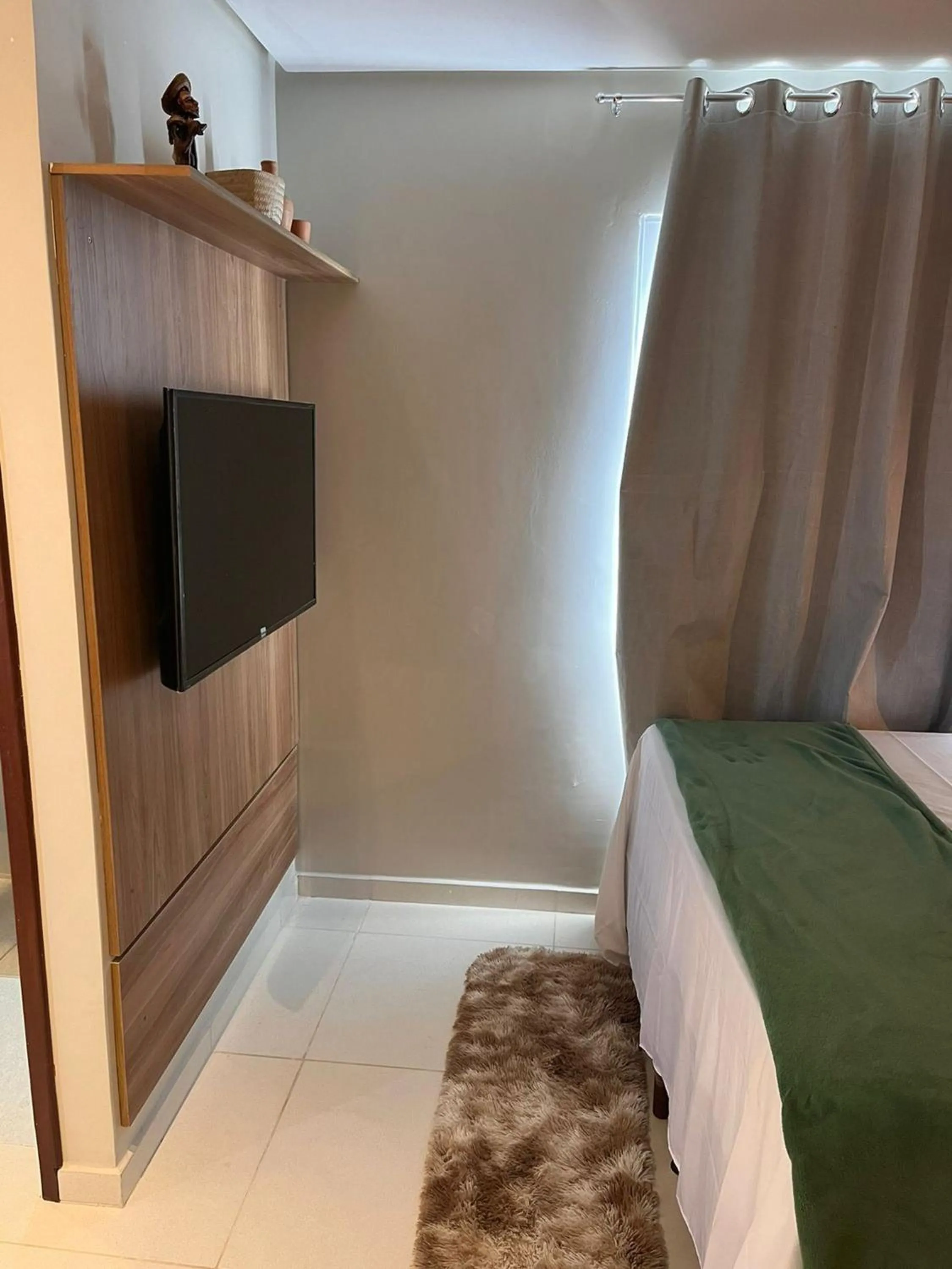 TV and multimedia, Bed in Pousada Maré do Francês