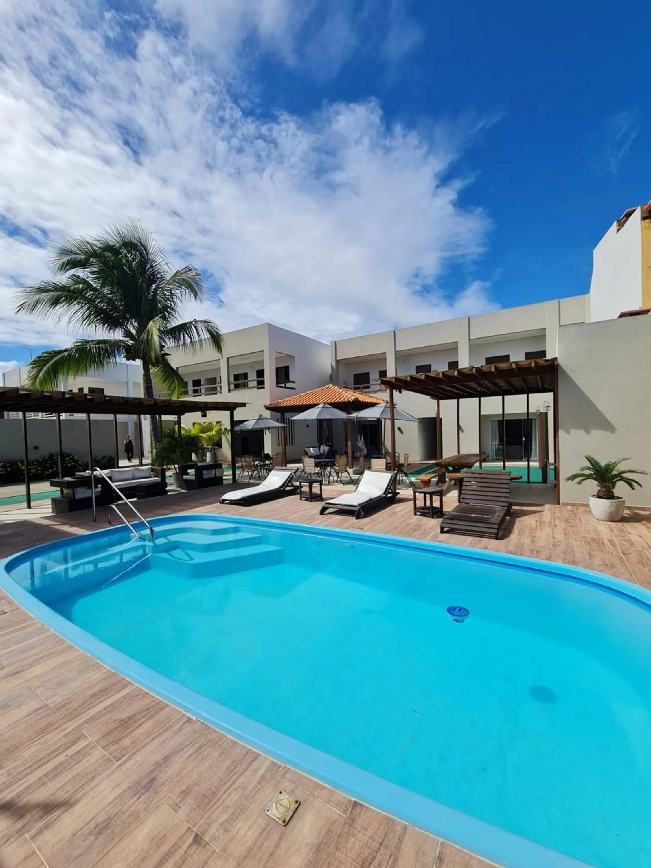 Swimming pool in Pousada Maré do Francês