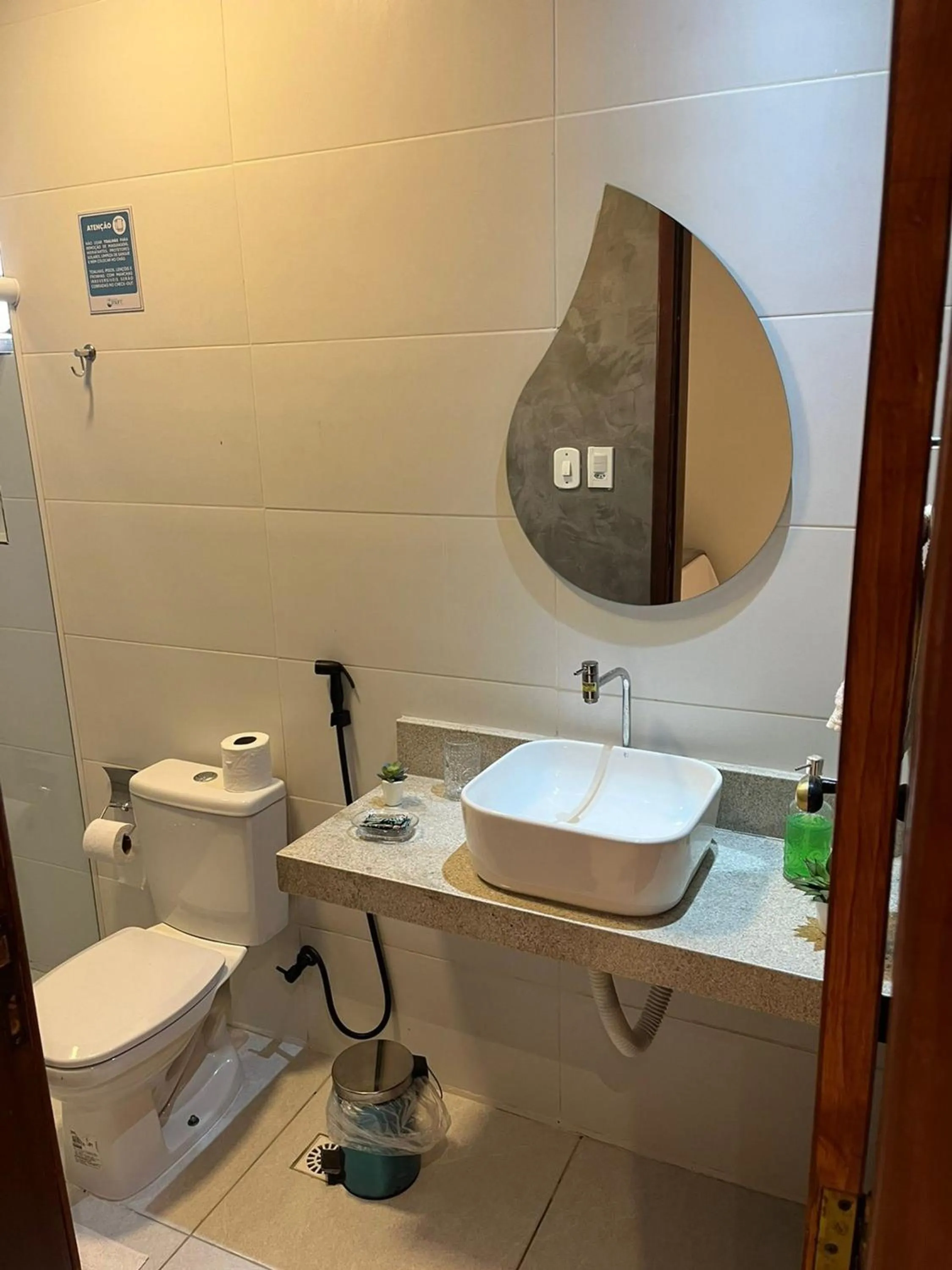 Bathroom in Pousada Maré do Francês