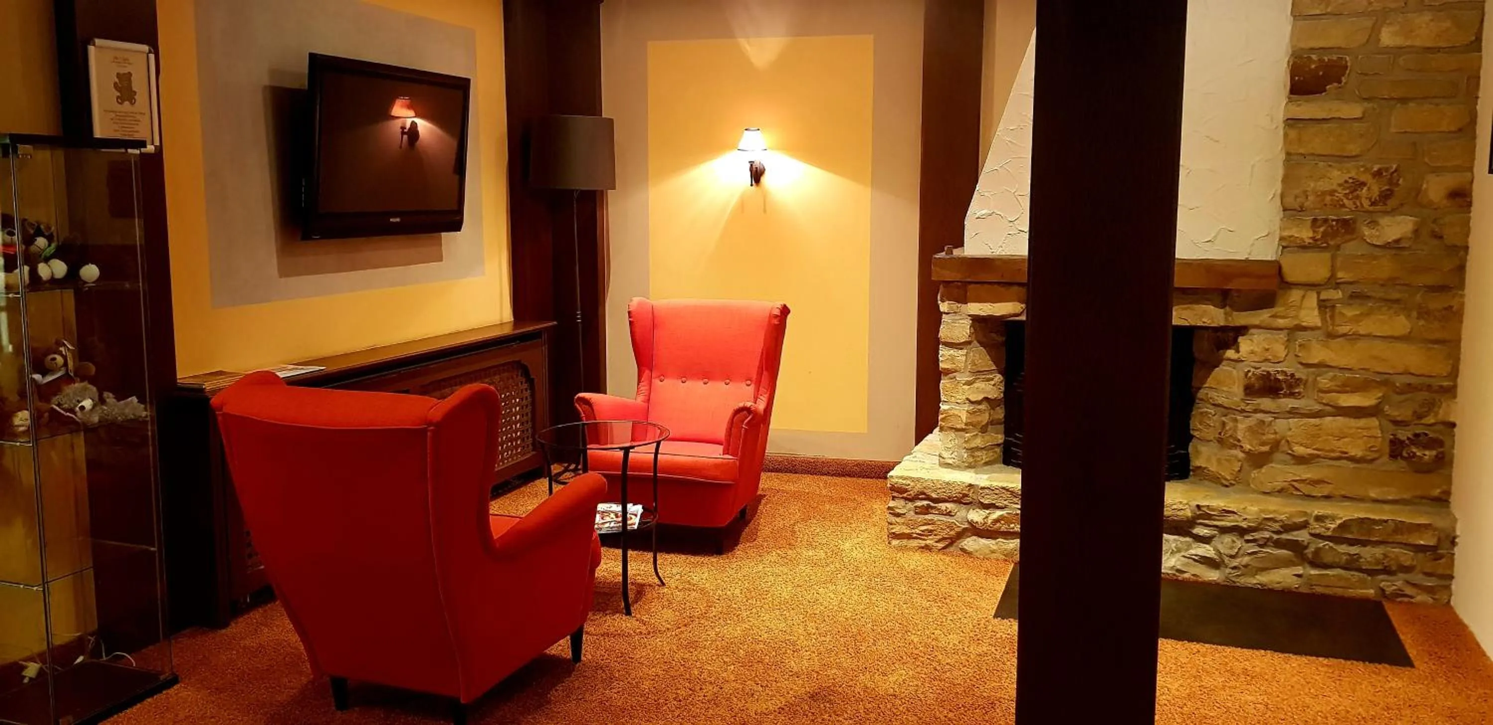 Lobby or reception in Hotel Baeren