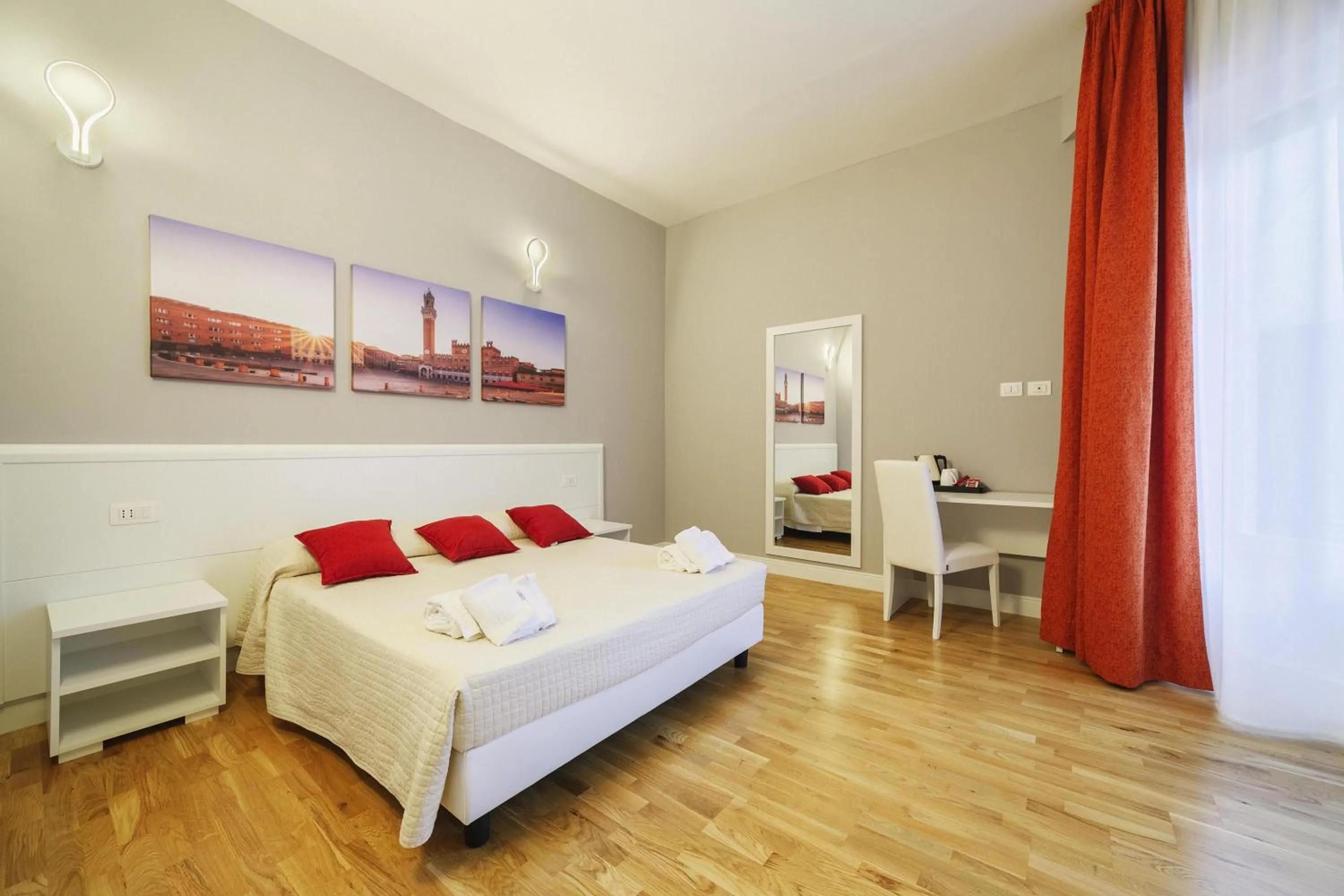 Bed in La Terrazza di Jenny B&B