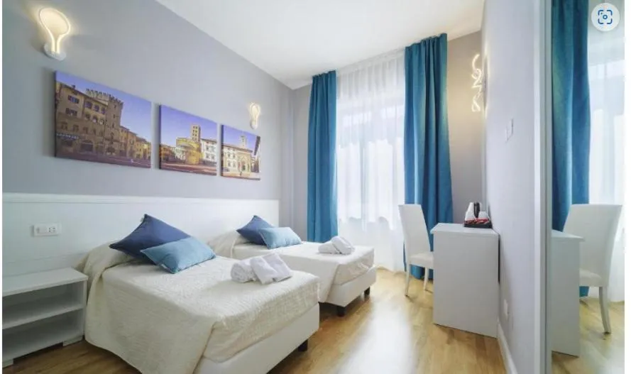 Bed in La Terrazza di Jenny B&B