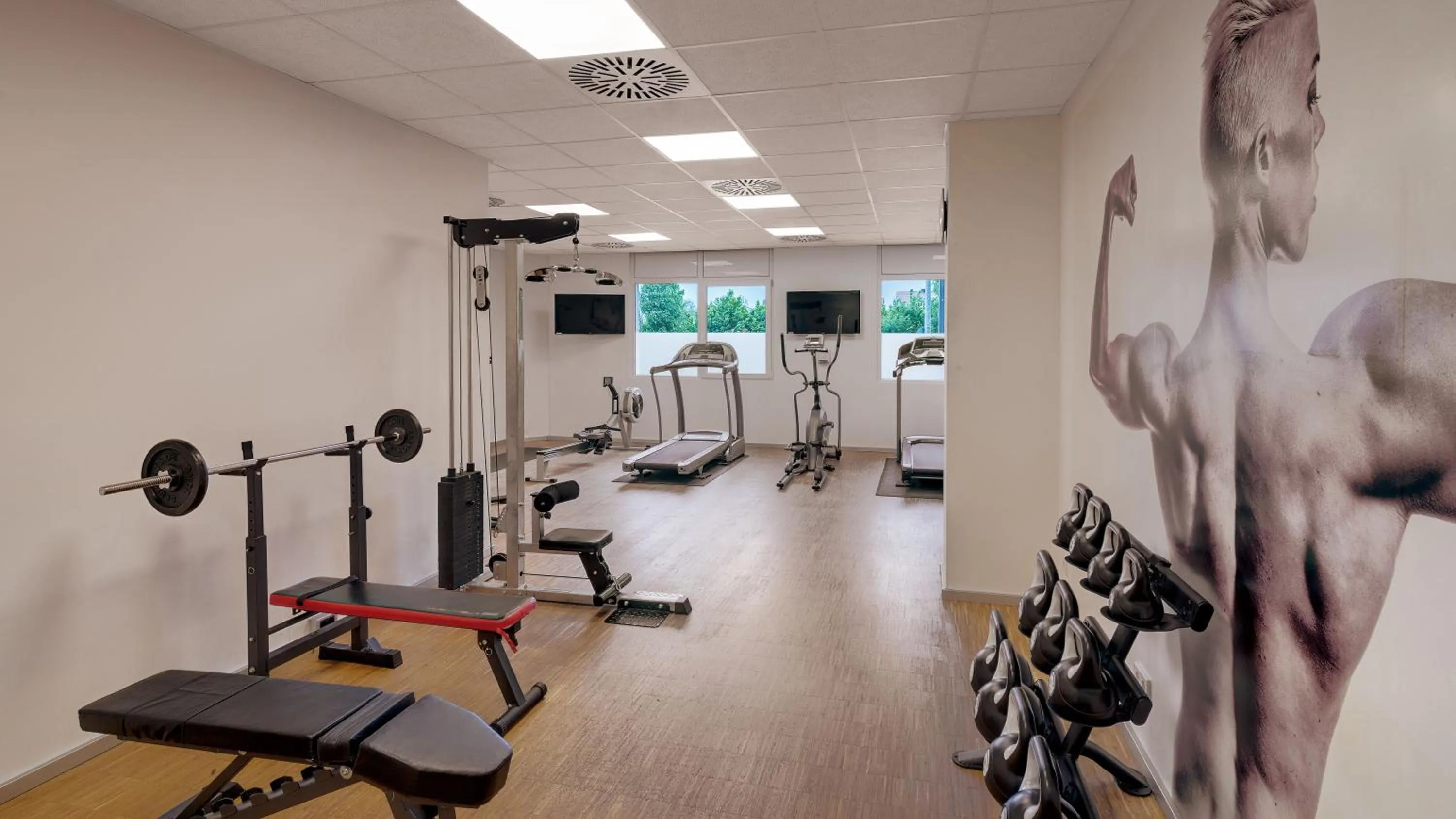 Fitness centre/facilities in Hotel Newton Heilbronn
