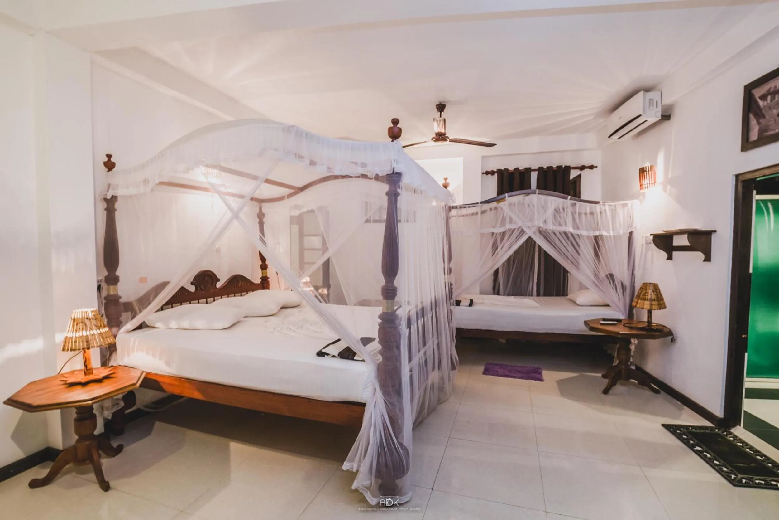 Bed in Seaview Deepal villa