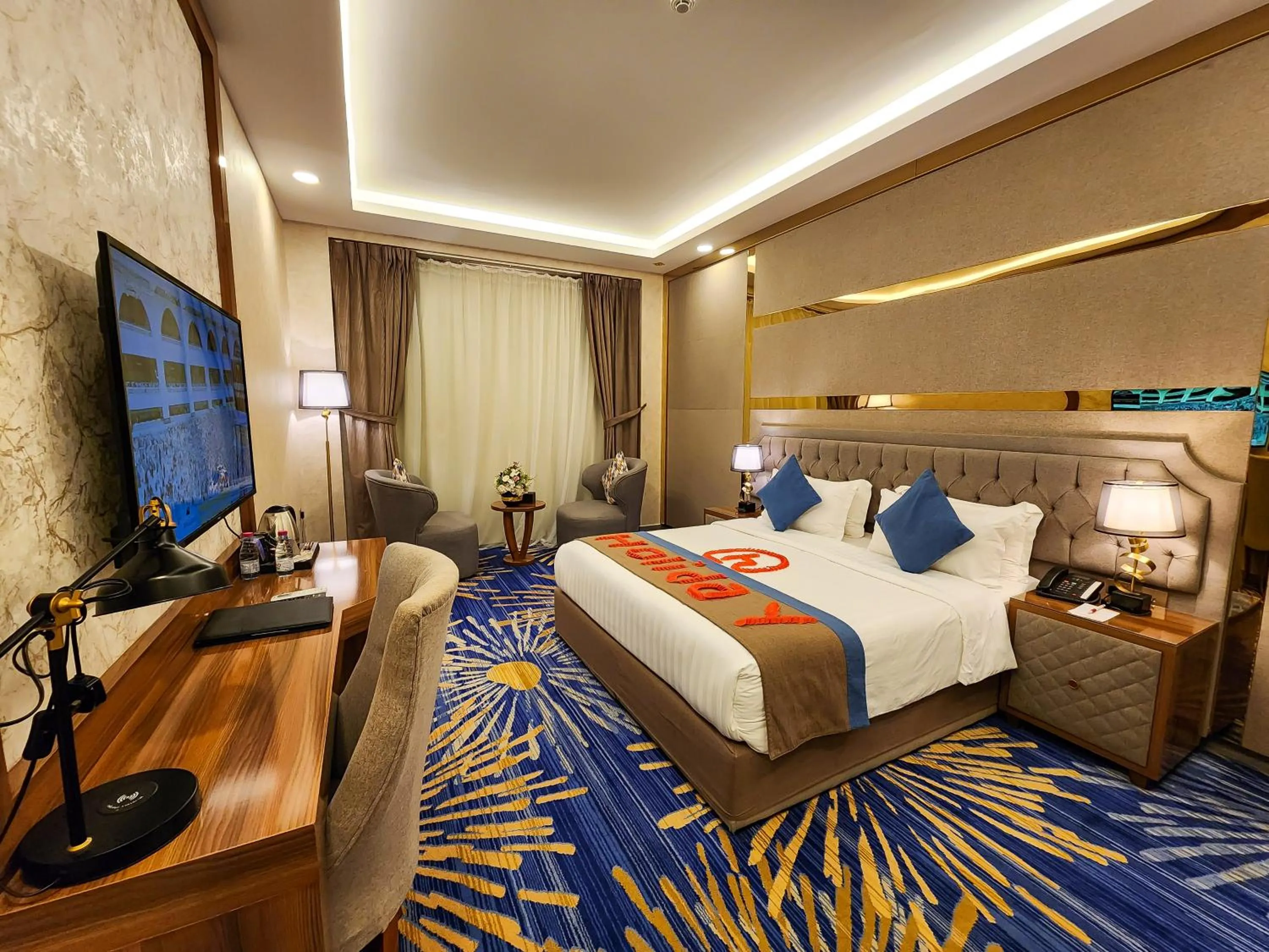 Bed in Holiday Al Khaleej Hotel