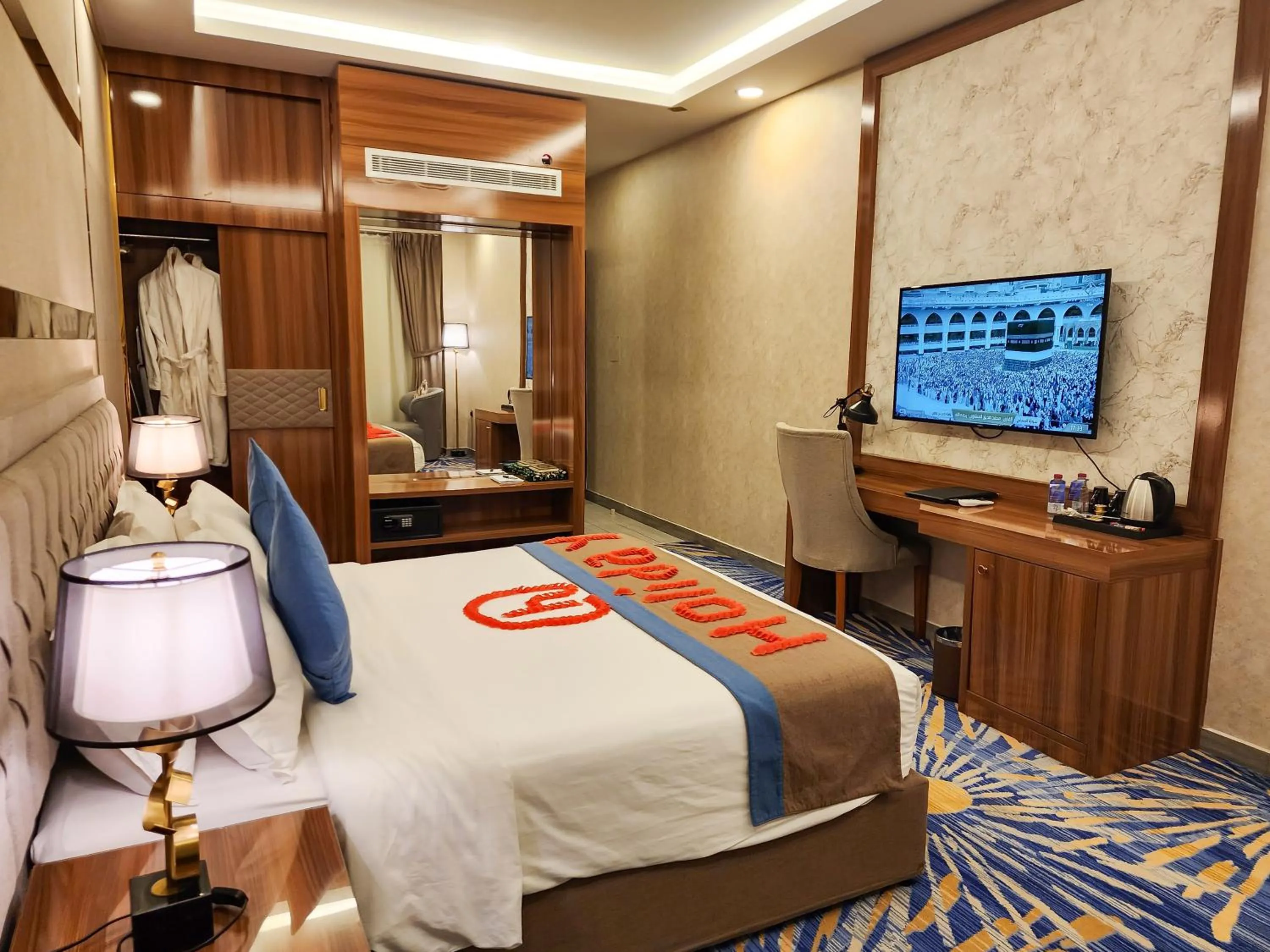 Bed in Holiday Al Khaleej Hotel