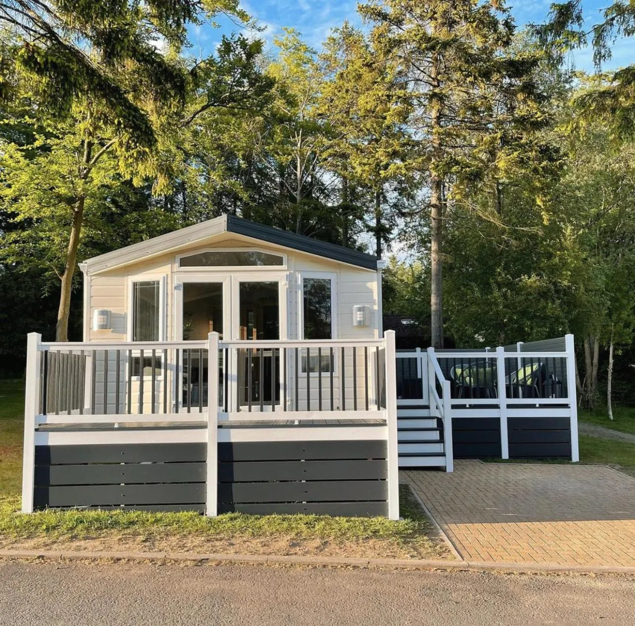 Property building in Percy Wood Lodges with Hot Tubs