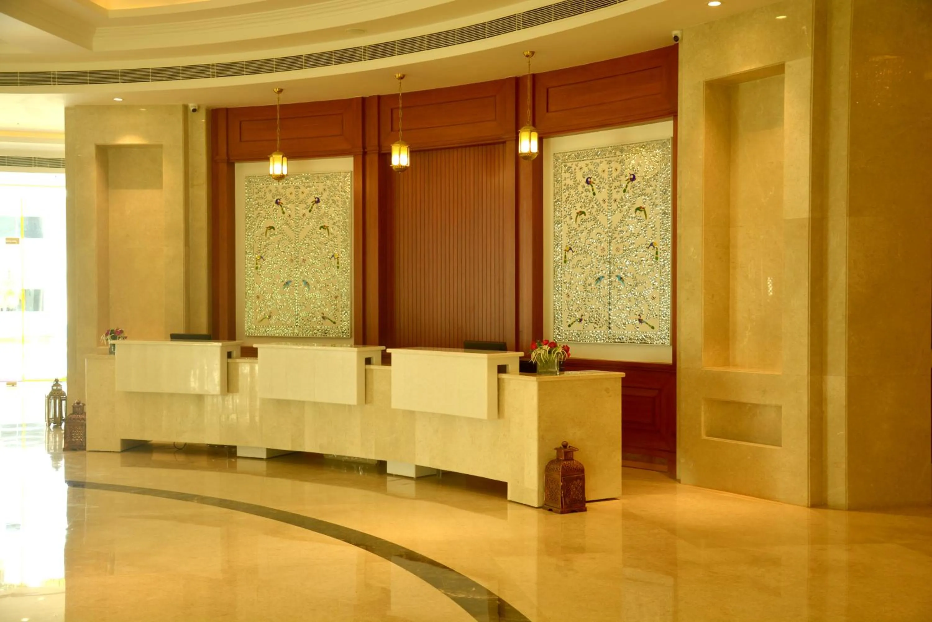 Lobby or reception in Hotel Chandela Khajuraho