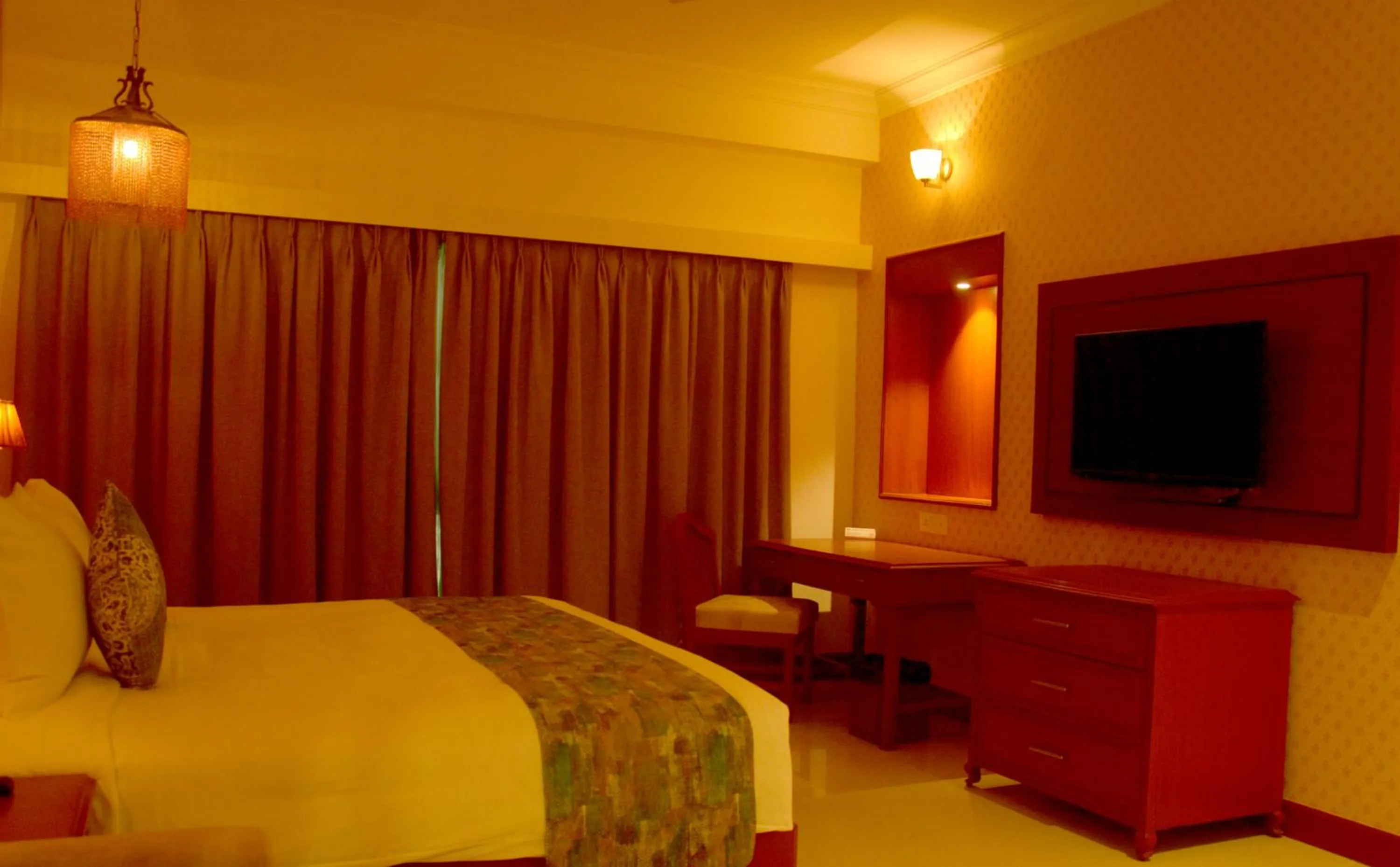 Photo of the whole room, Bed in Hotel Chandela Khajuraho
