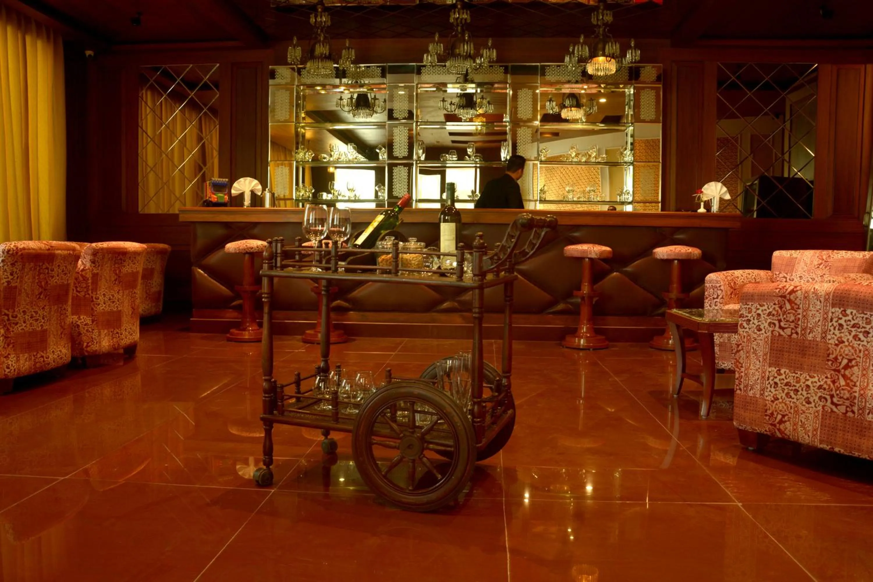 Lounge or bar in Hotel Chandela Khajuraho