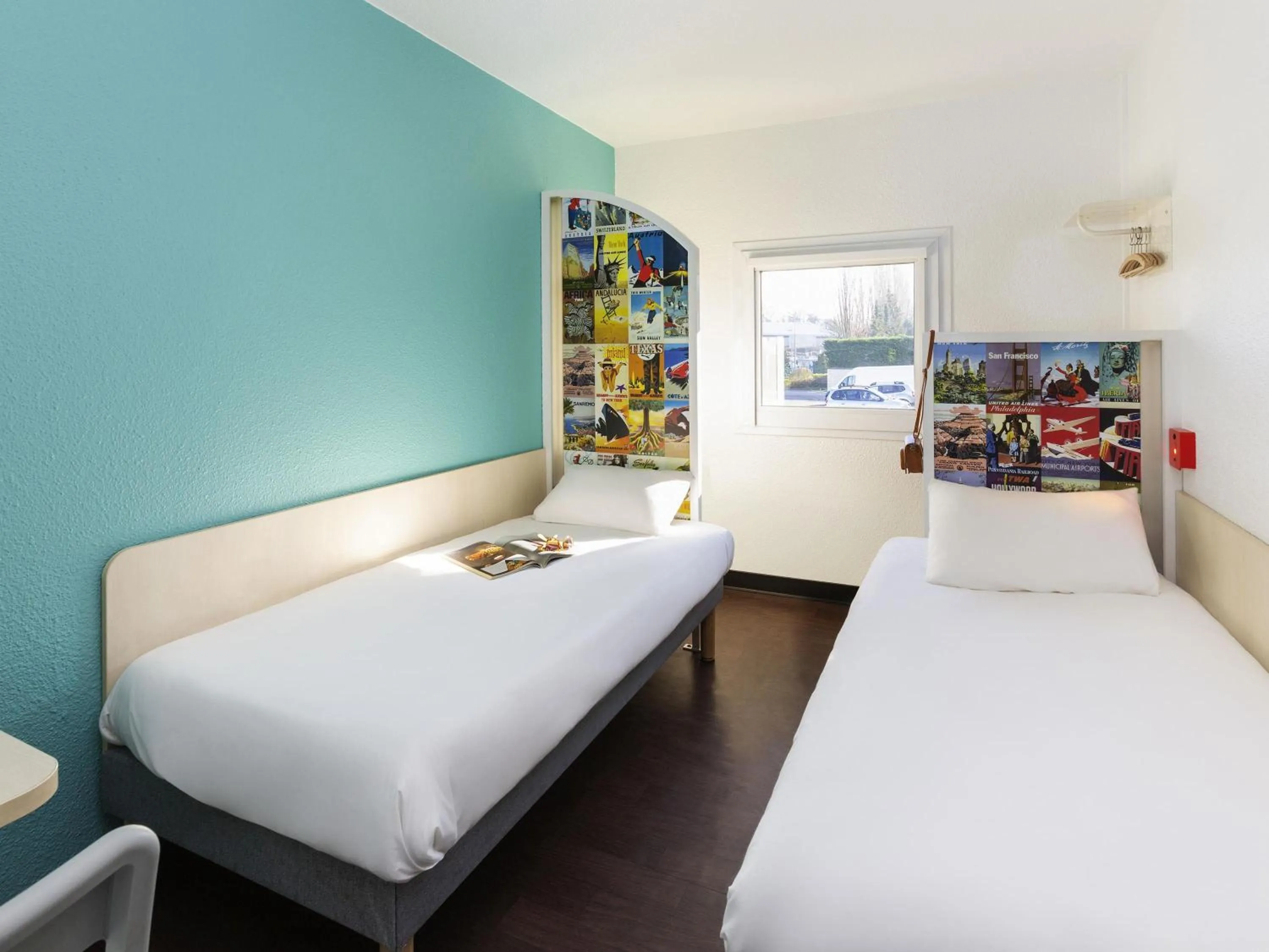 Bedroom, Bed in hotelF1 Evreux Sud