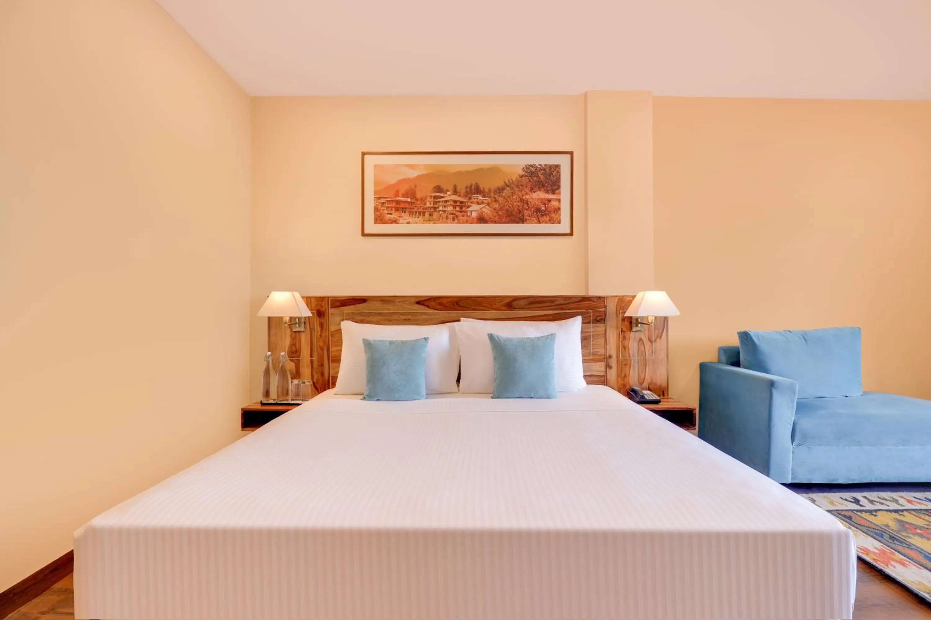 Bedroom, Bed in The Chateau Kasauli