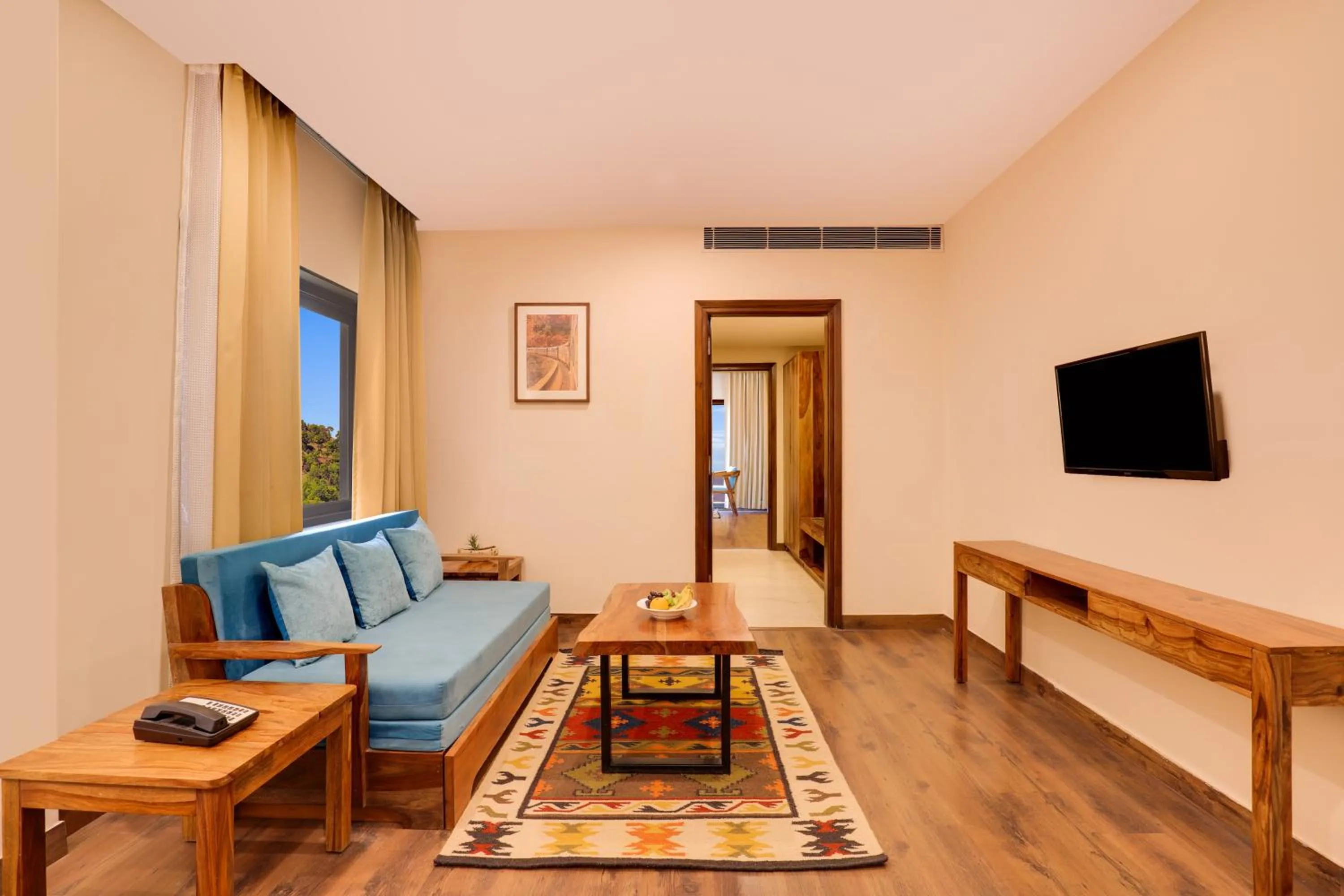 Living room in The Chateau Kasauli