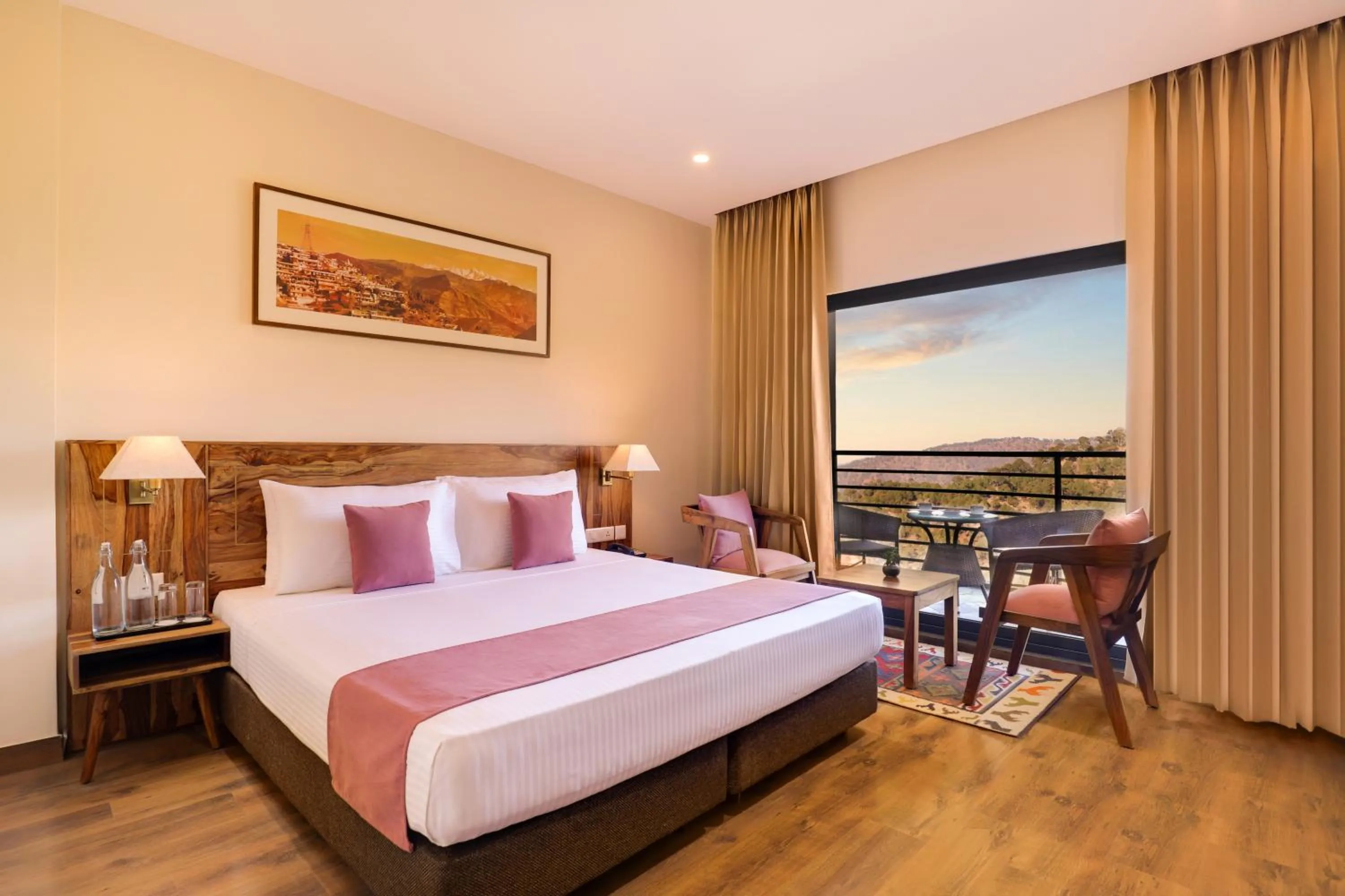 Bedroom, Bed in The Chateau Kasauli