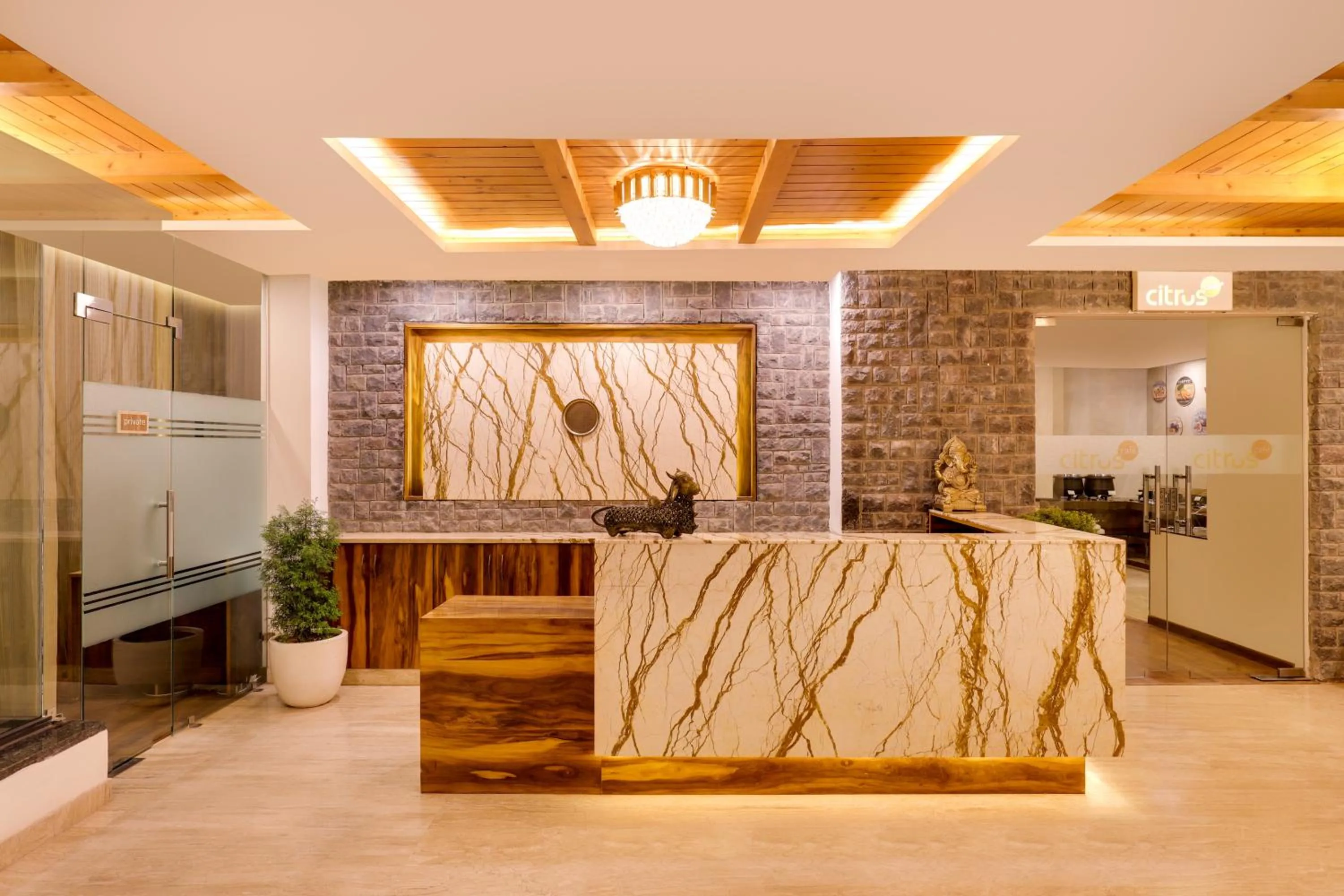 Lobby or reception in The Chateau Kasauli