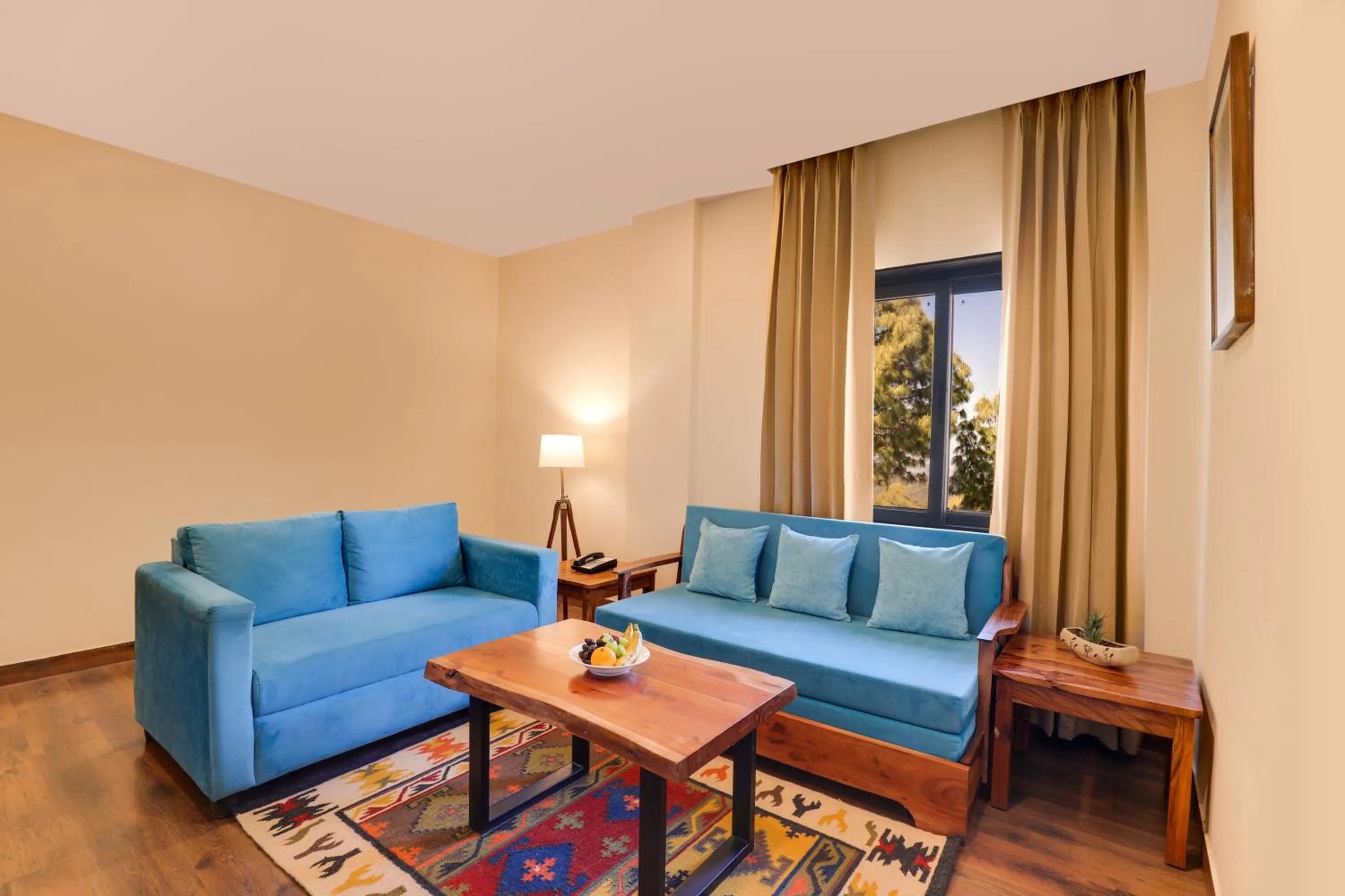 Living room in The Chateau Kasauli