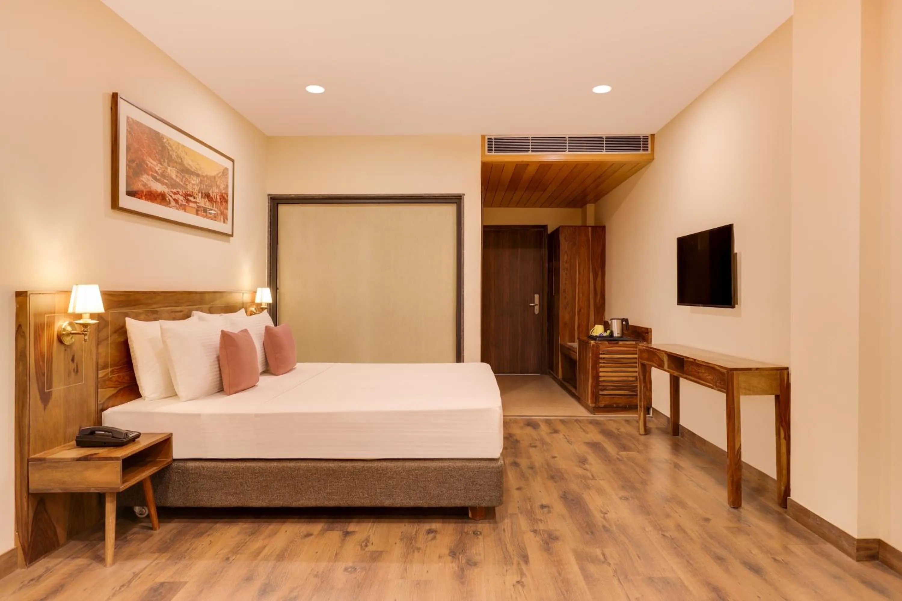 Bed in The Chateau Kasauli