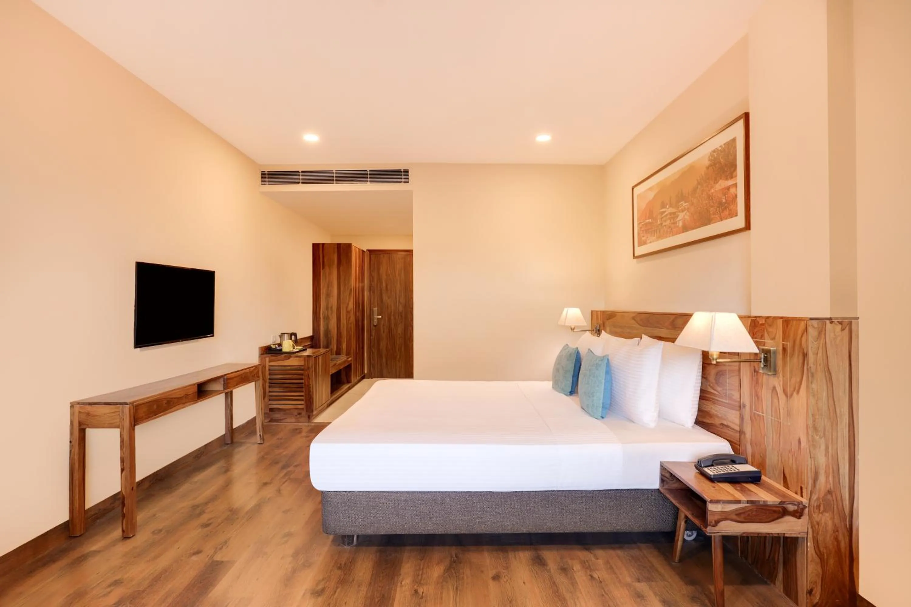 Bed in The Chateau Kasauli