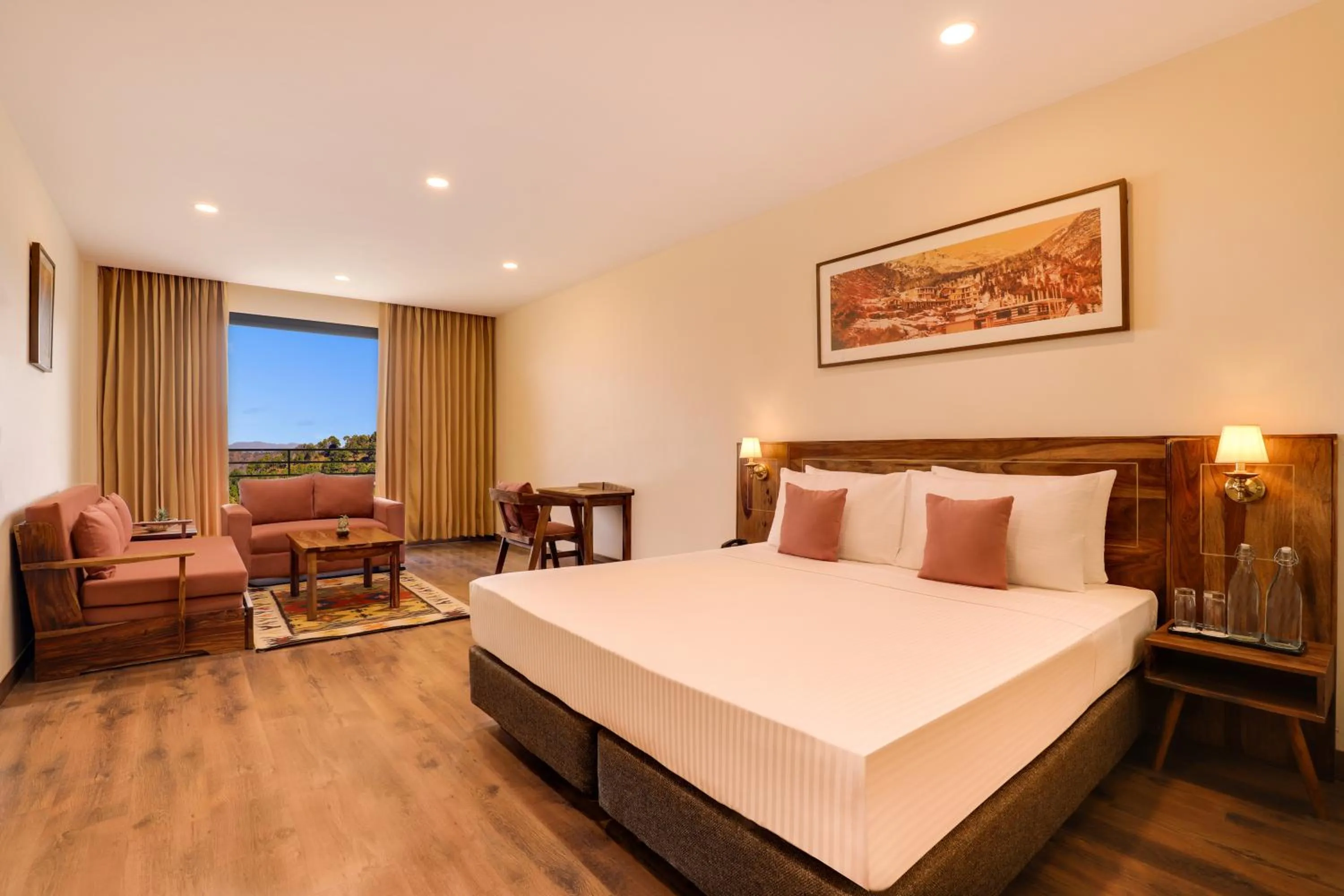 Bedroom, Bed in The Chateau Kasauli