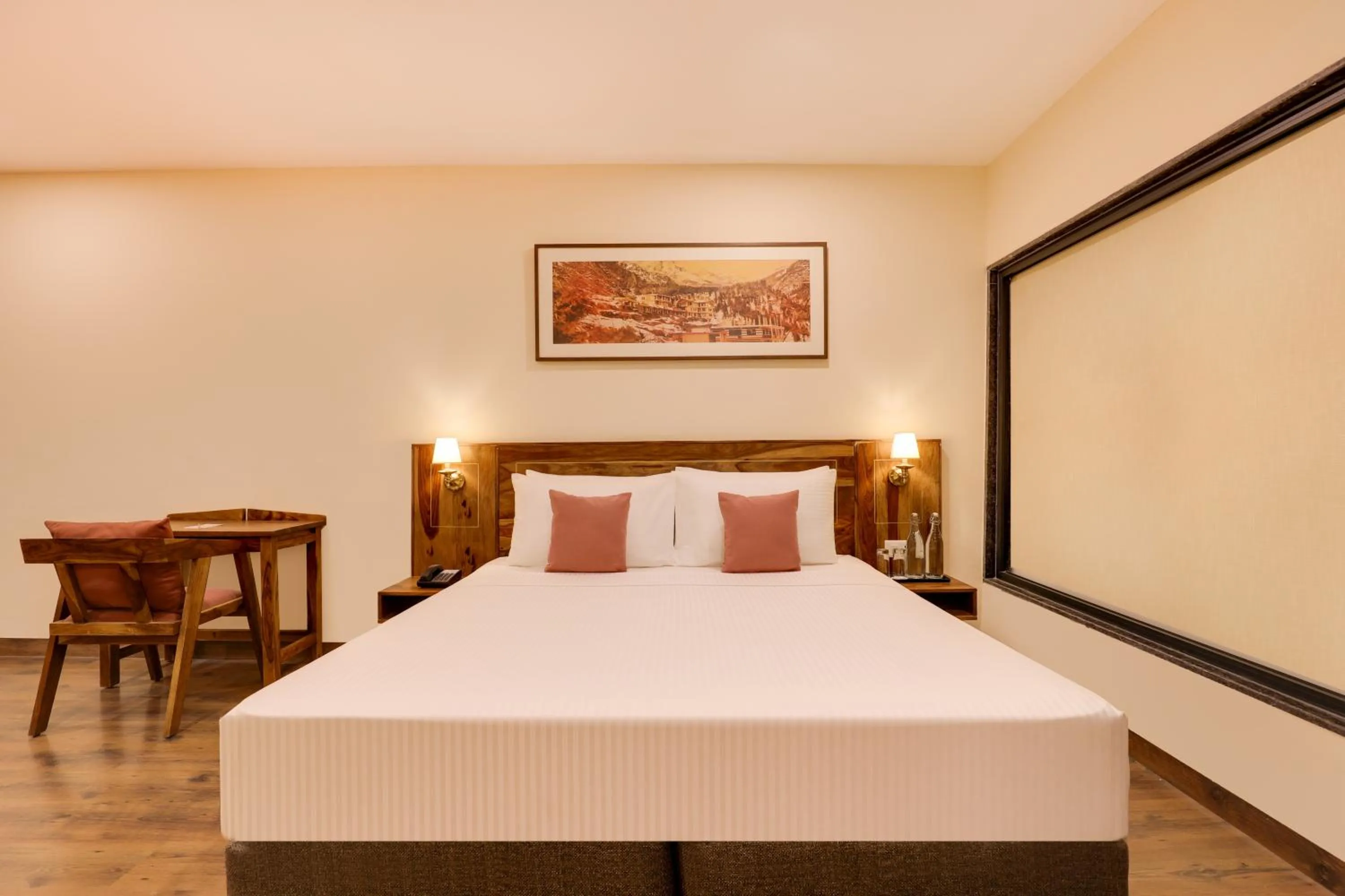 Bedroom, Bed in The Chateau Kasauli