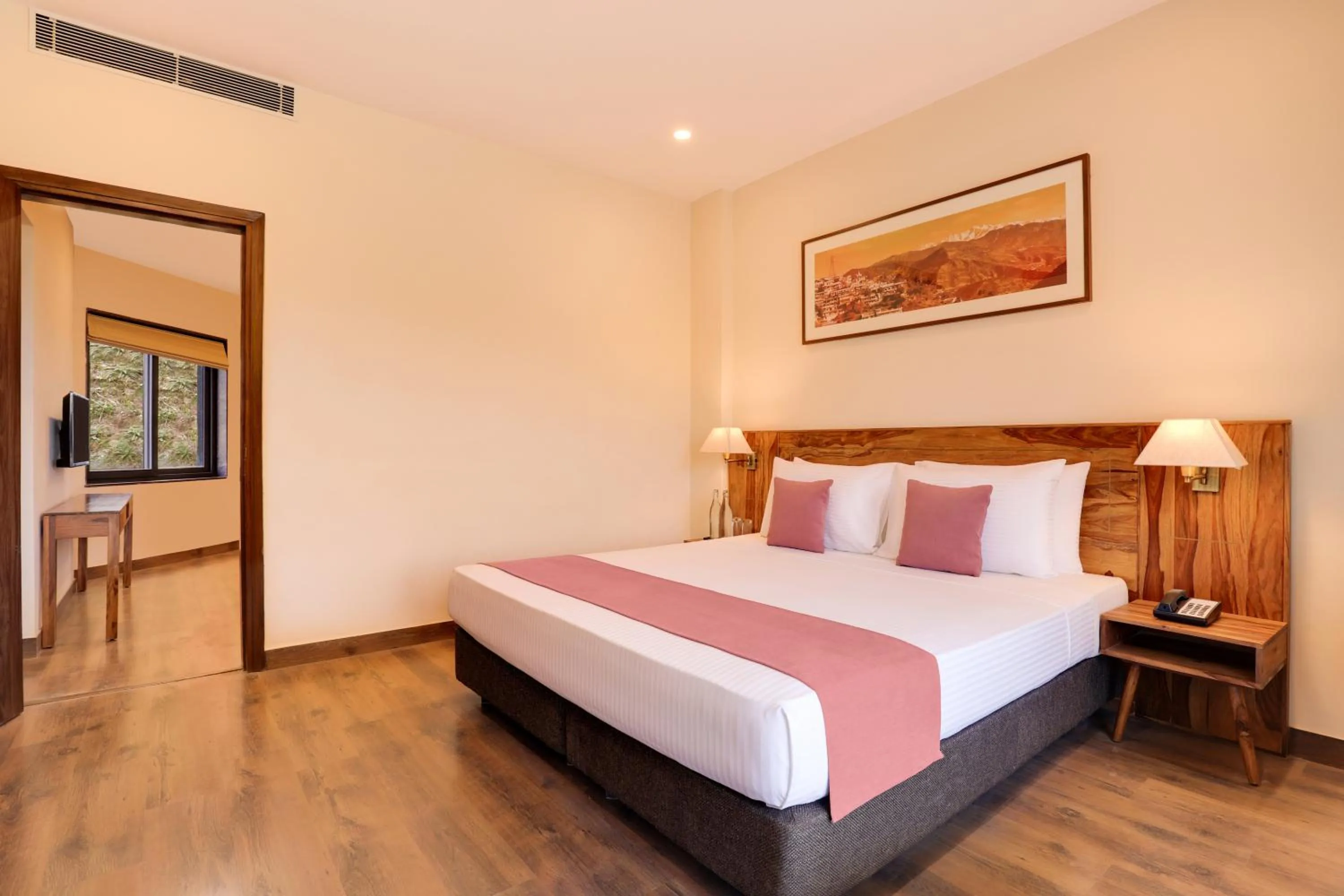 Bedroom, Bed in The Chateau Kasauli