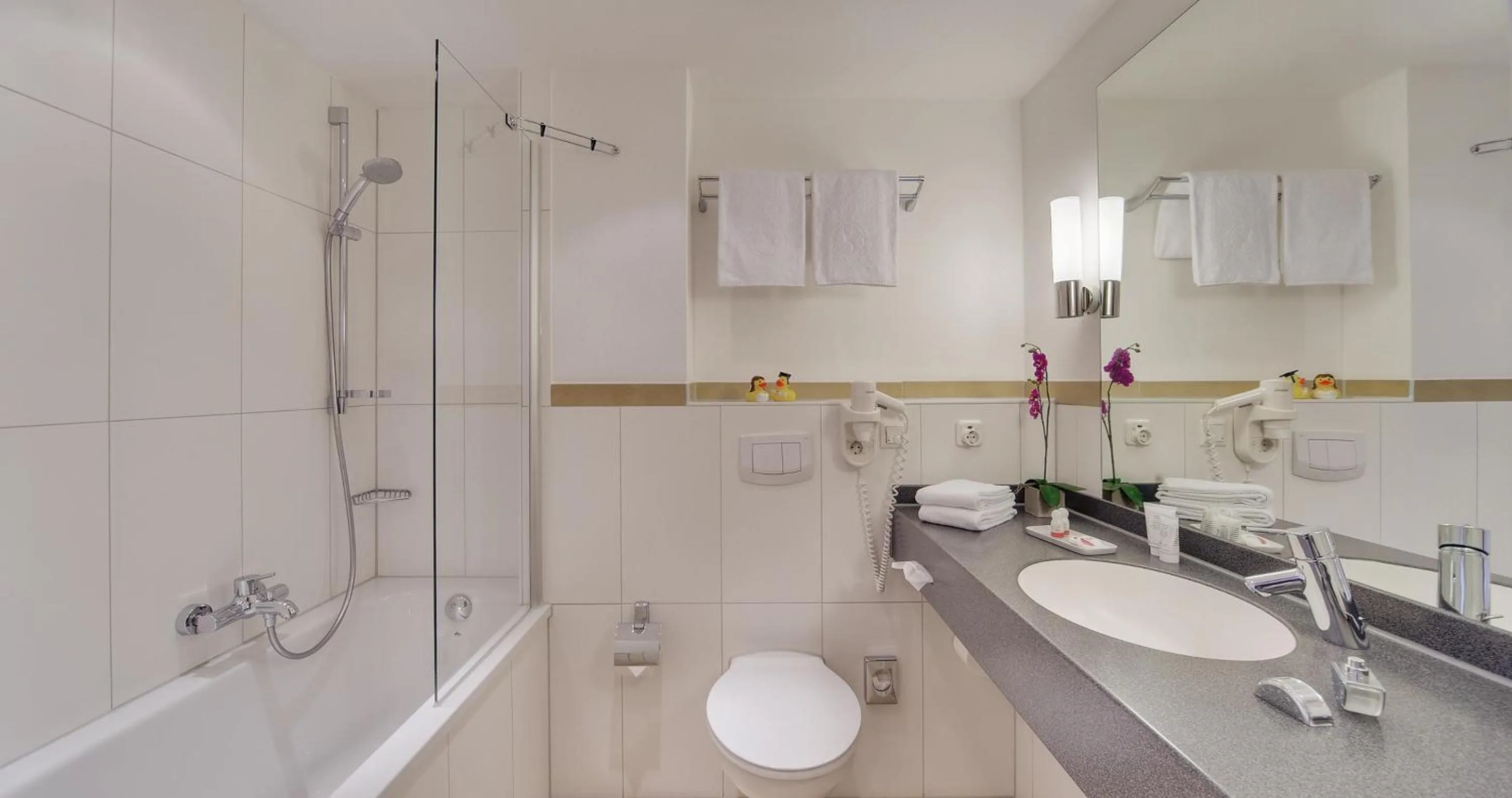 Bathroom in Alpen Hotel München