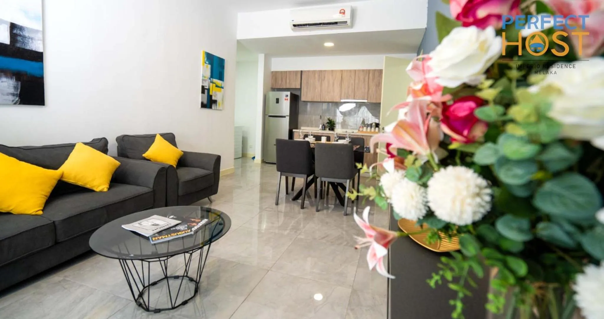 Kitchen or kitchenette in Imperio Residence Seafront by Perfect Host