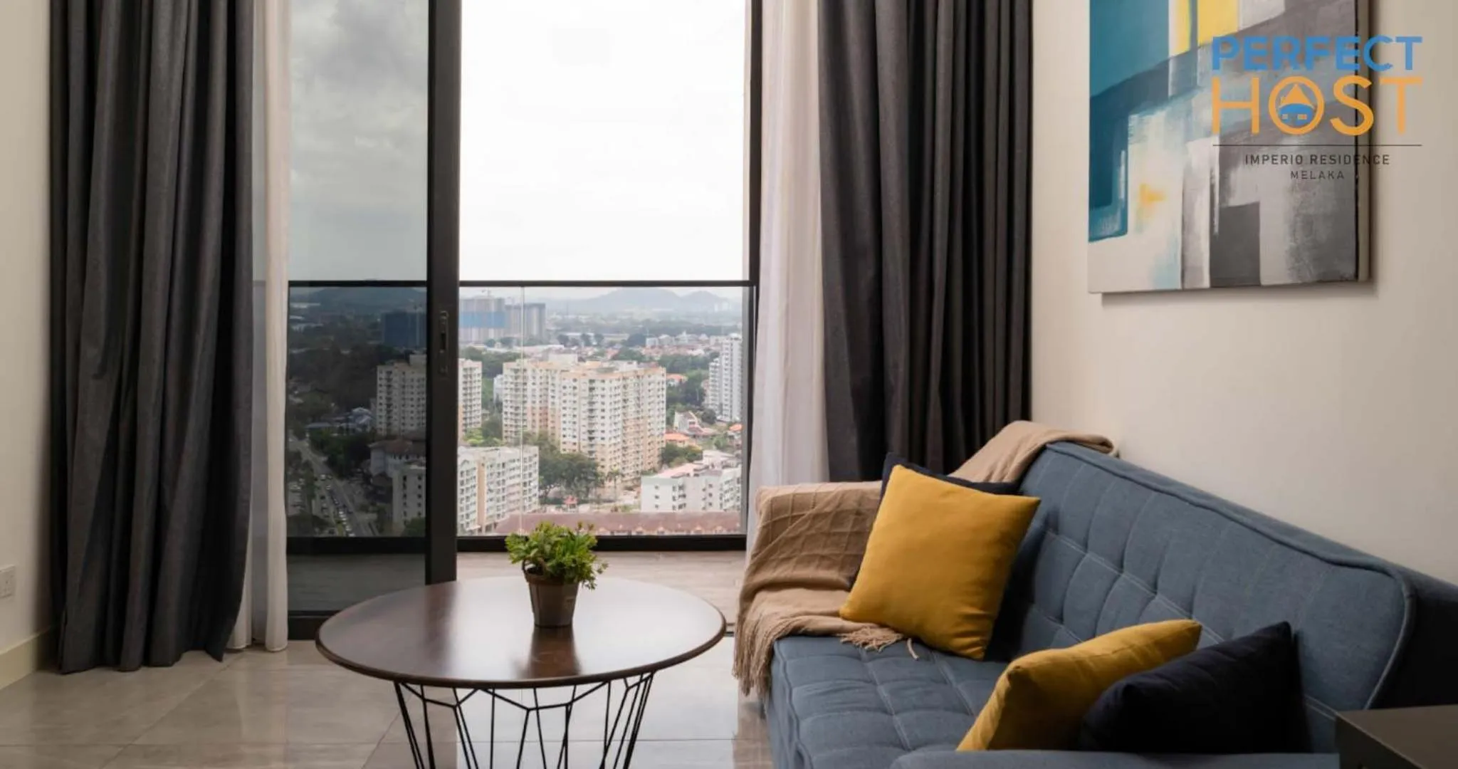 View (from property/room) in Imperio Residence Seafront by Perfect Host