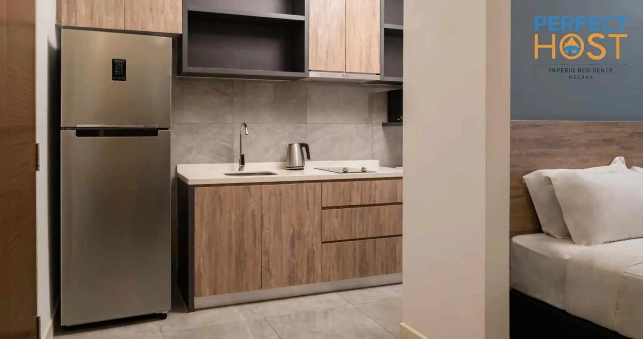 Kitchen or kitchenette in Imperio Residence Seafront by Perfect Host