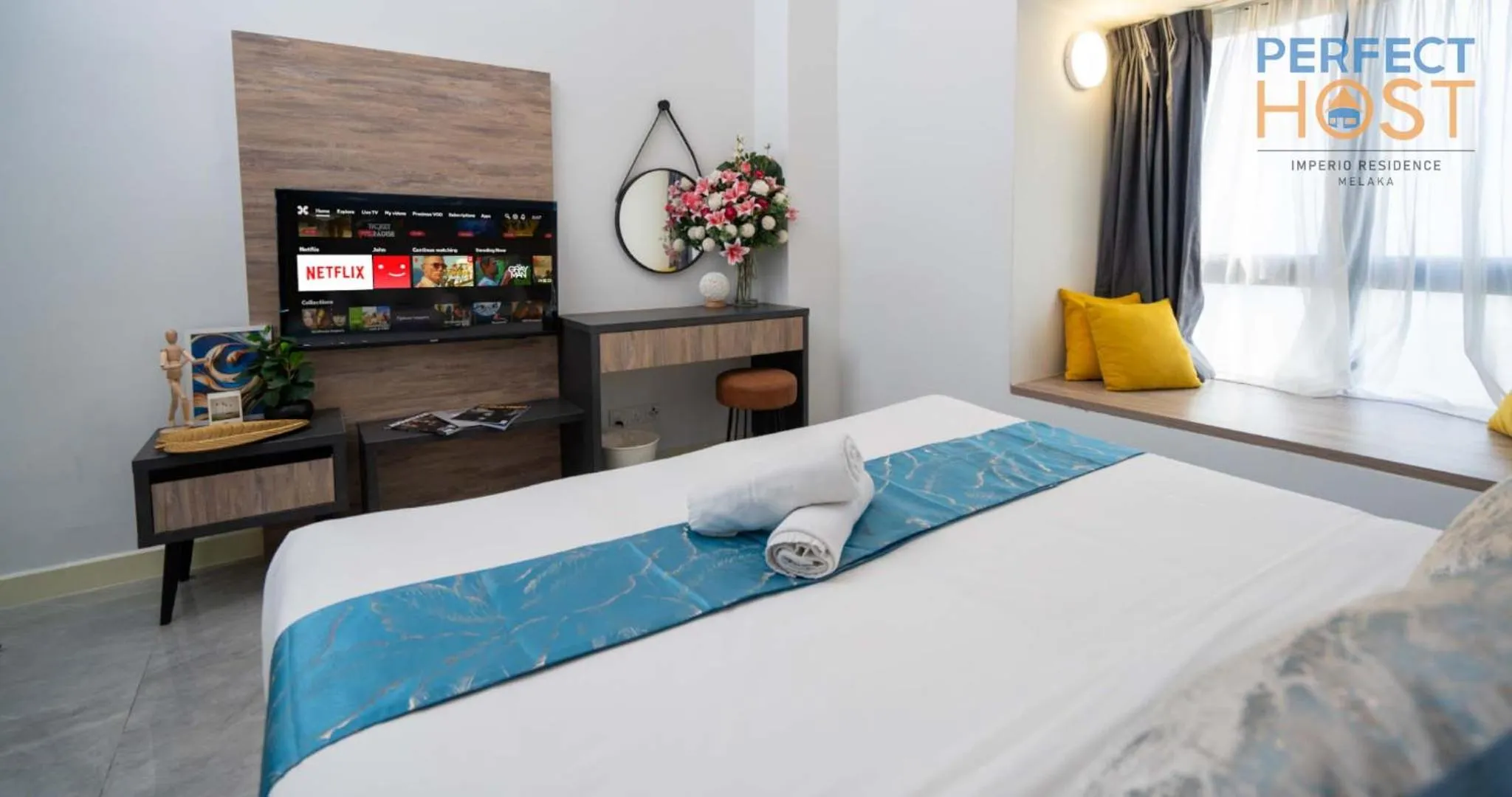 Bed in Imperio Residence Seafront by Perfect Host