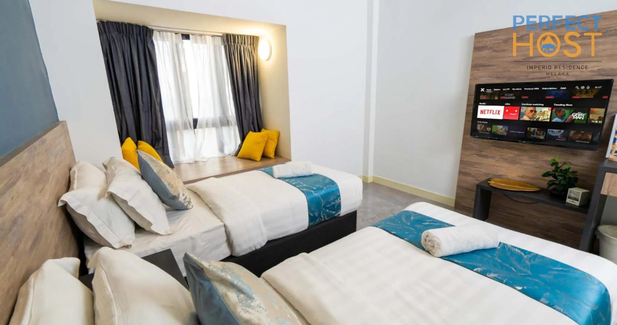 Bed in Imperio Residence Seafront by Perfect Host