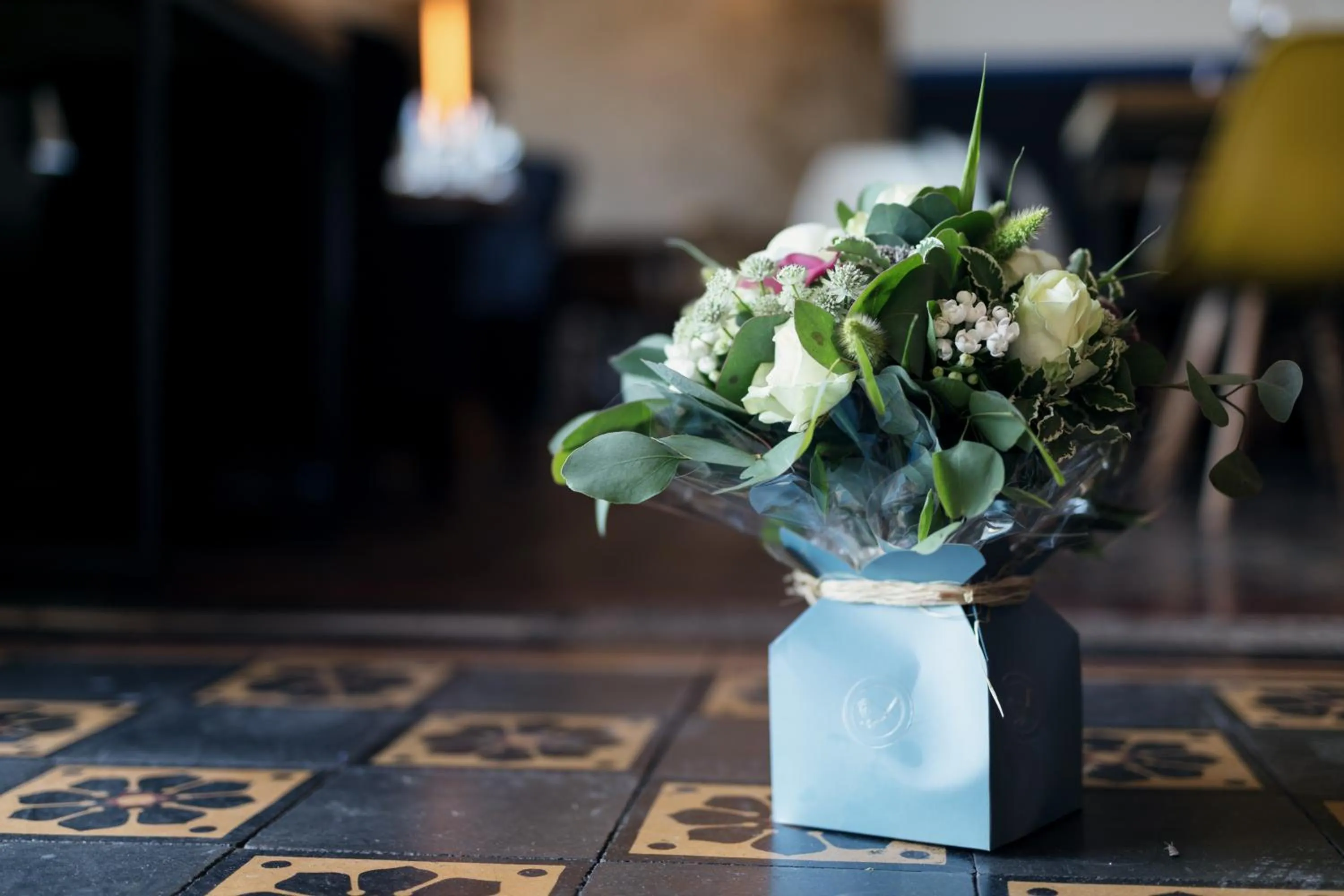 Decorative detail in Hotel Restaurant La Musardiere