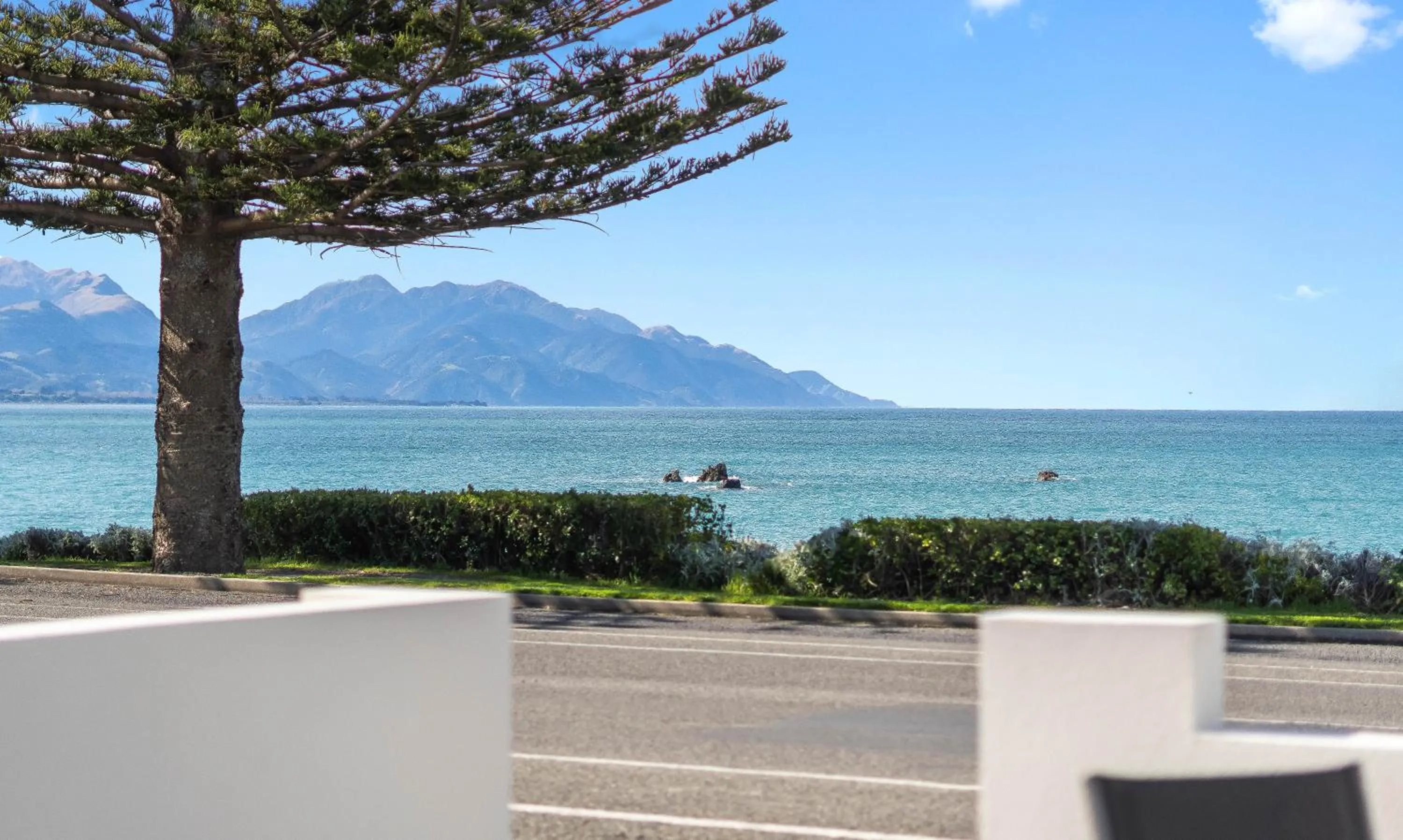 Mountain view in Kaikoura Beach Motel
