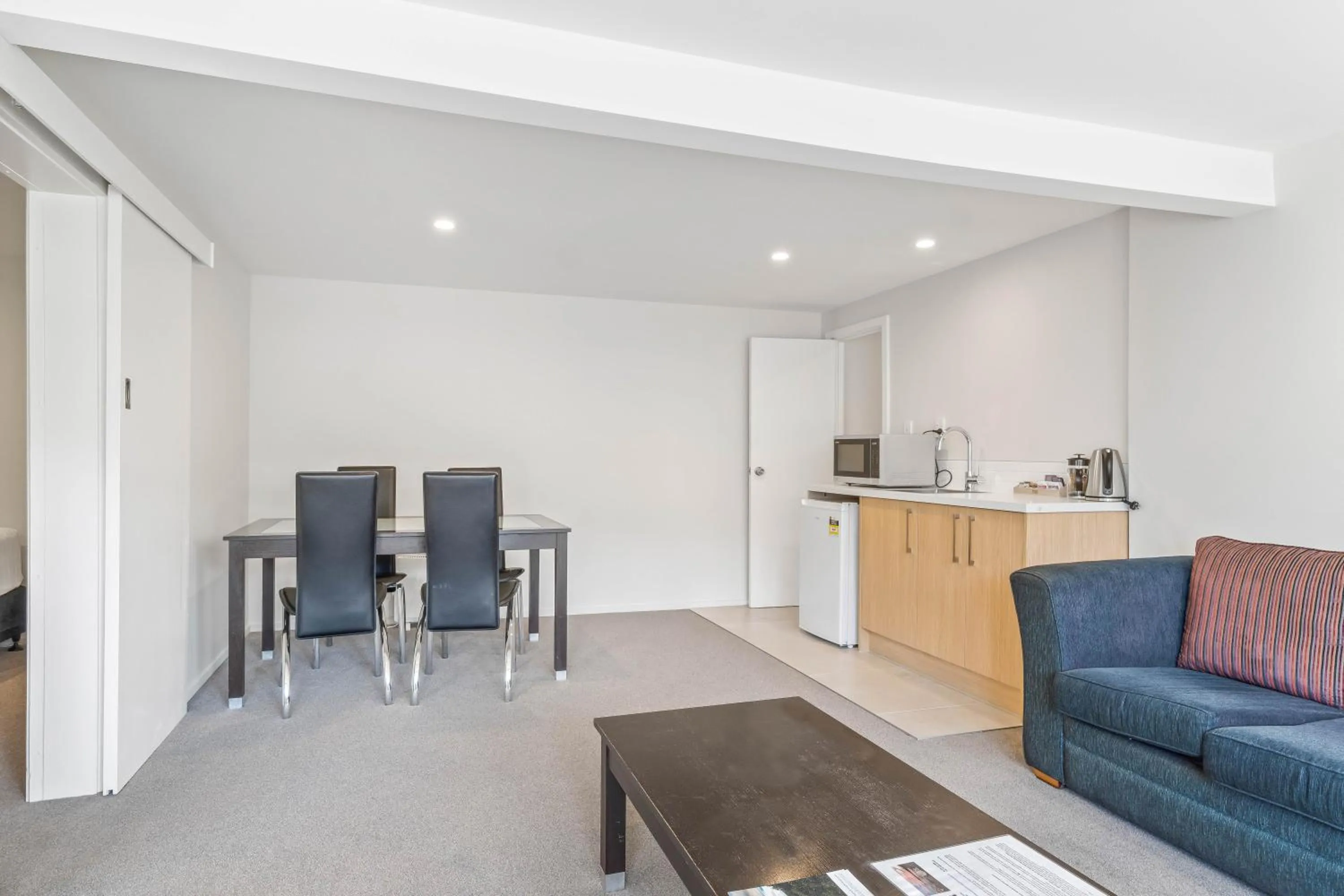 Kitchen or kitchenette in Kaikoura Beach Motel