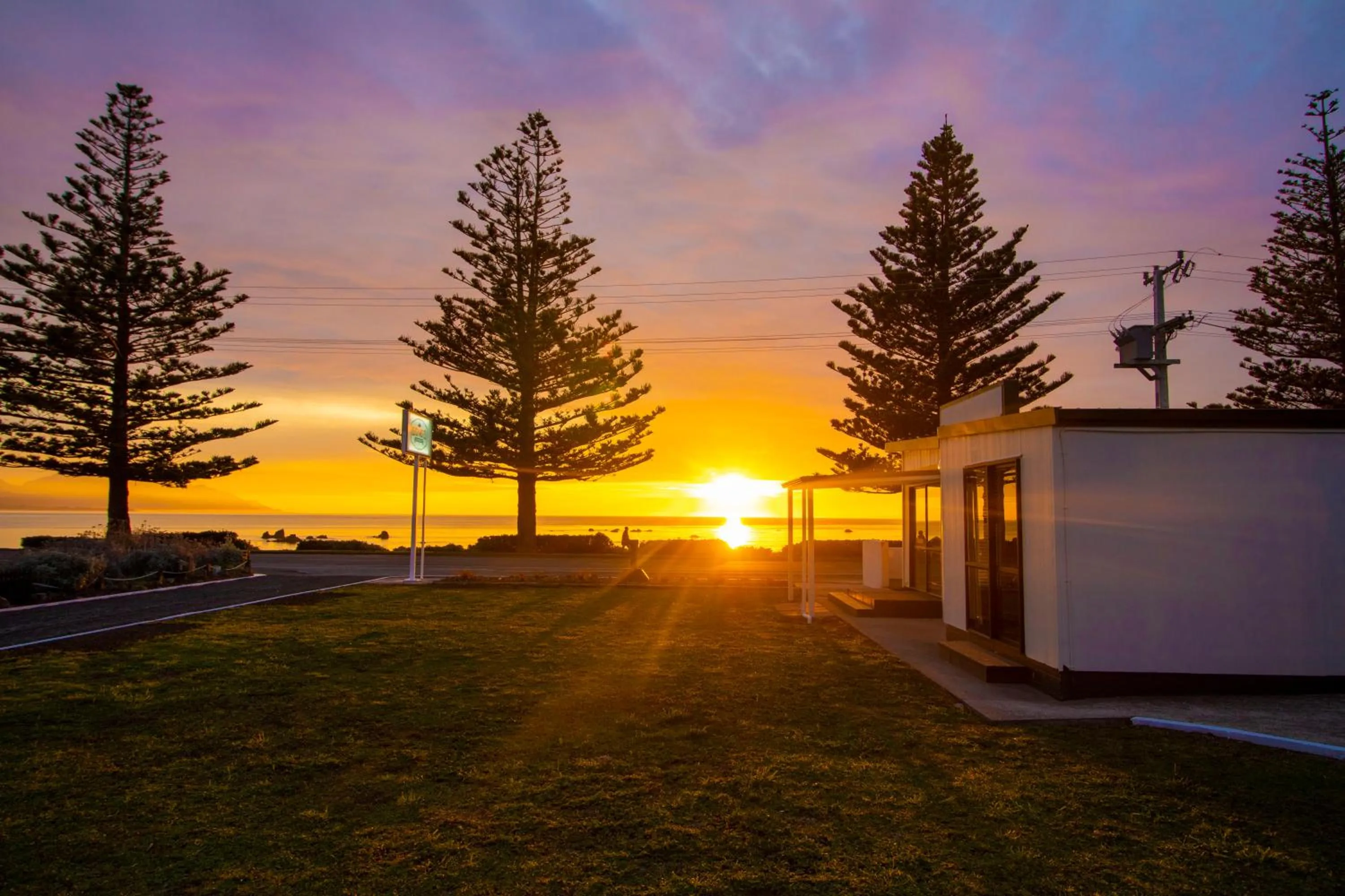 Property building in Kaikoura Beach Motel
