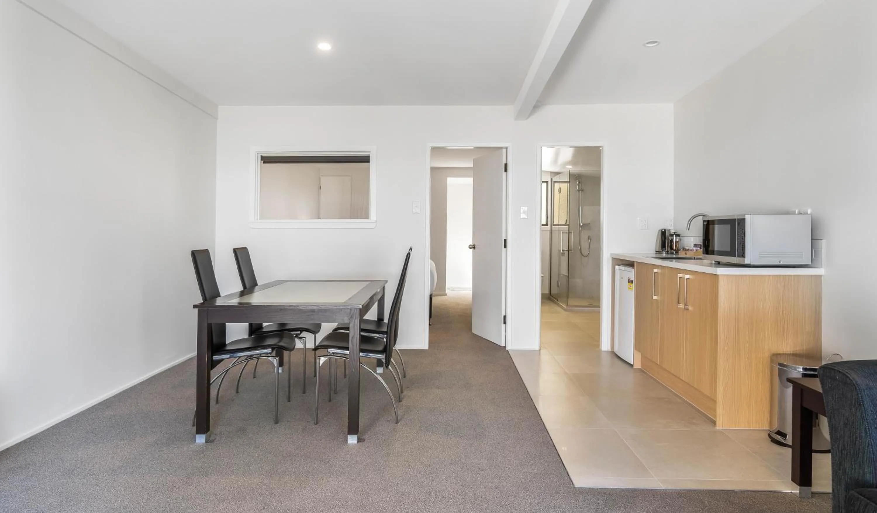 Kitchen or kitchenette in Kaikoura Beach Motel