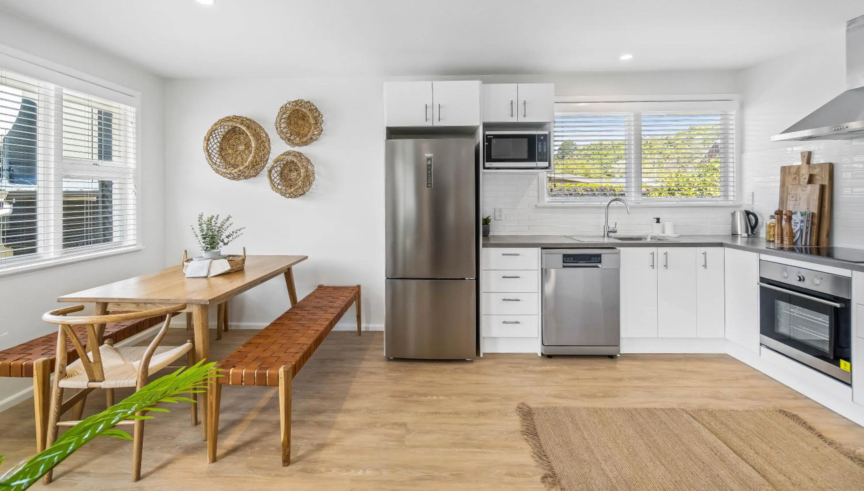 Kitchen or kitchenette in Kaikoura Beach Motel