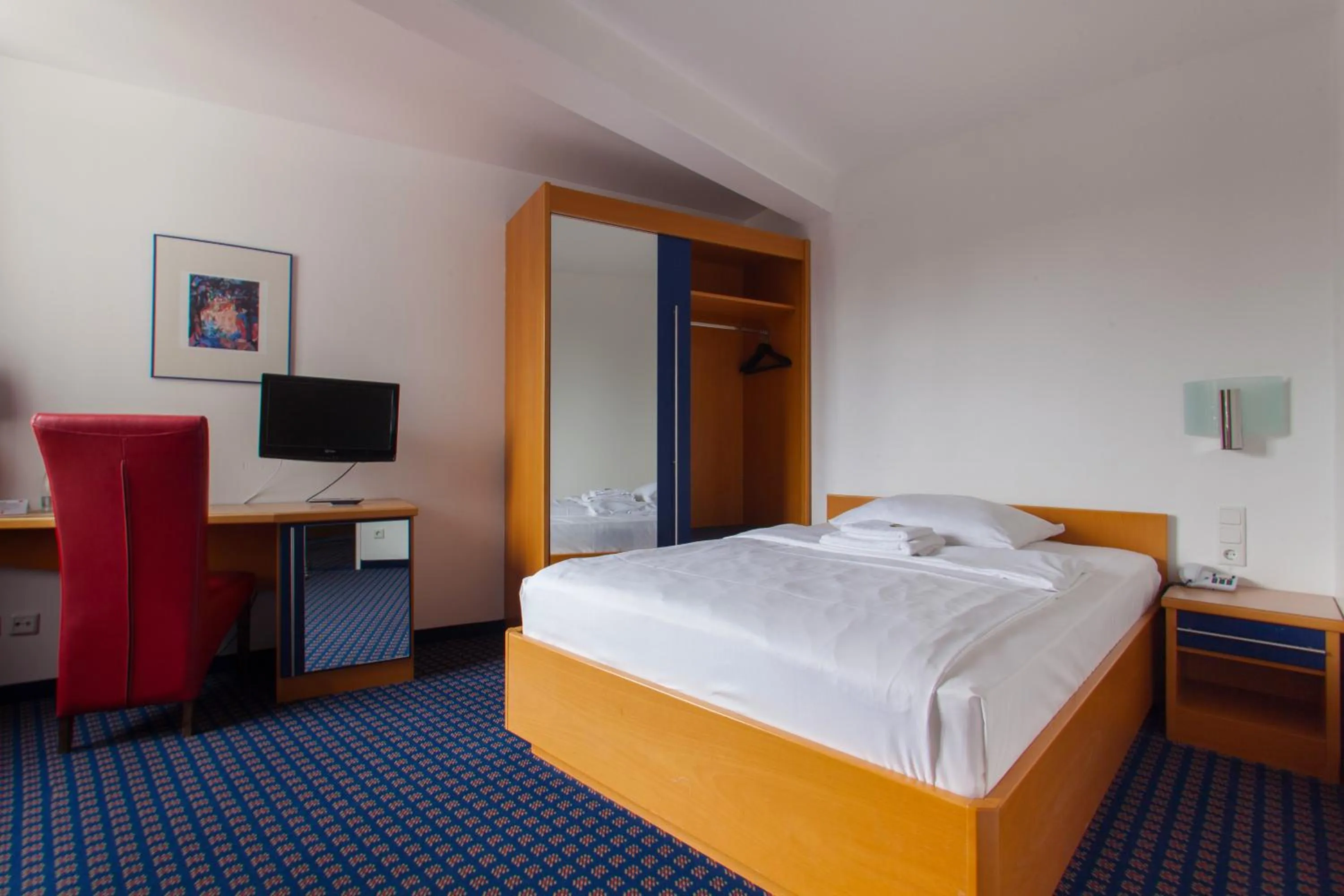 Bed in Hotel in Herrenhausen