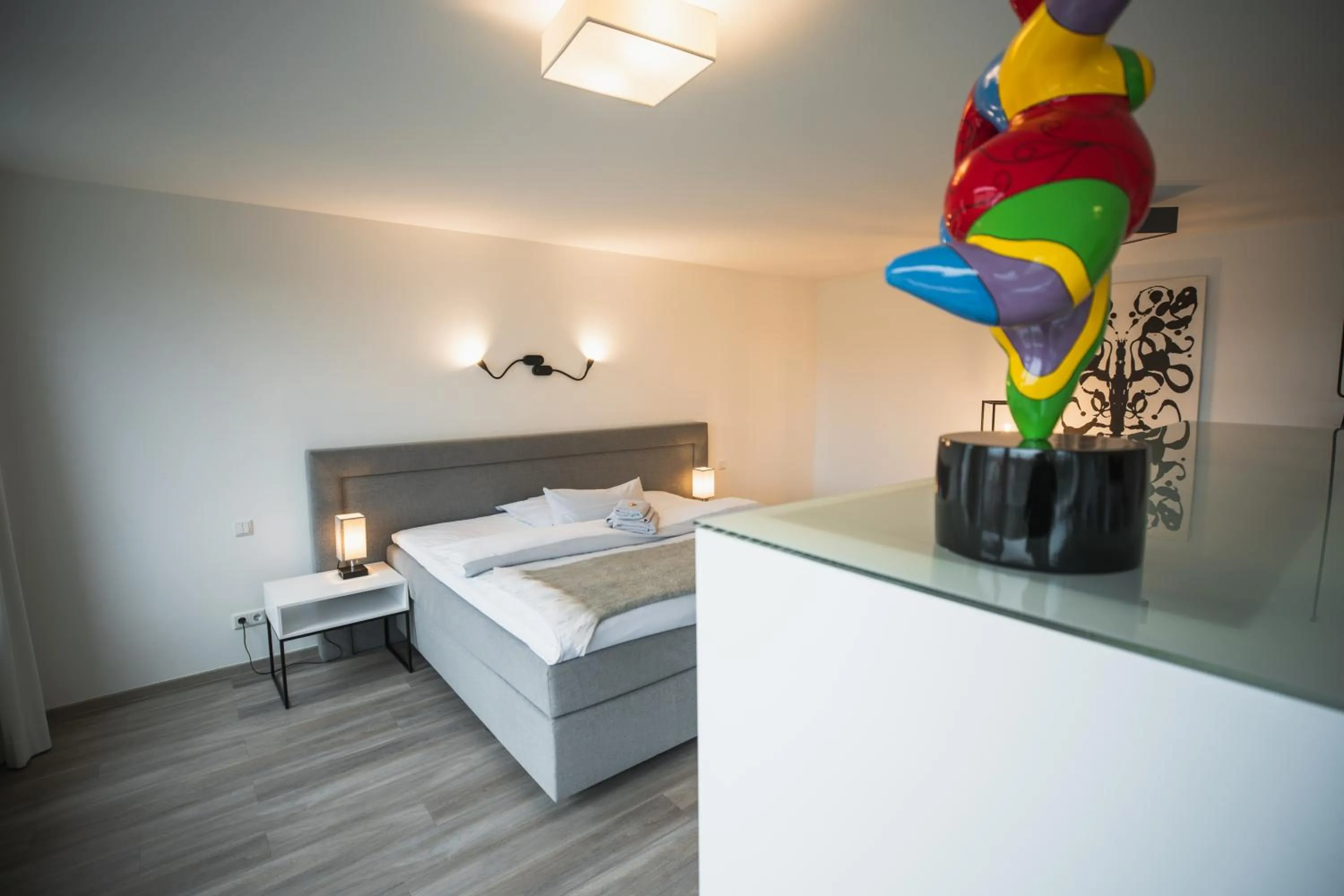 Bed in Hotel in Herrenhausen