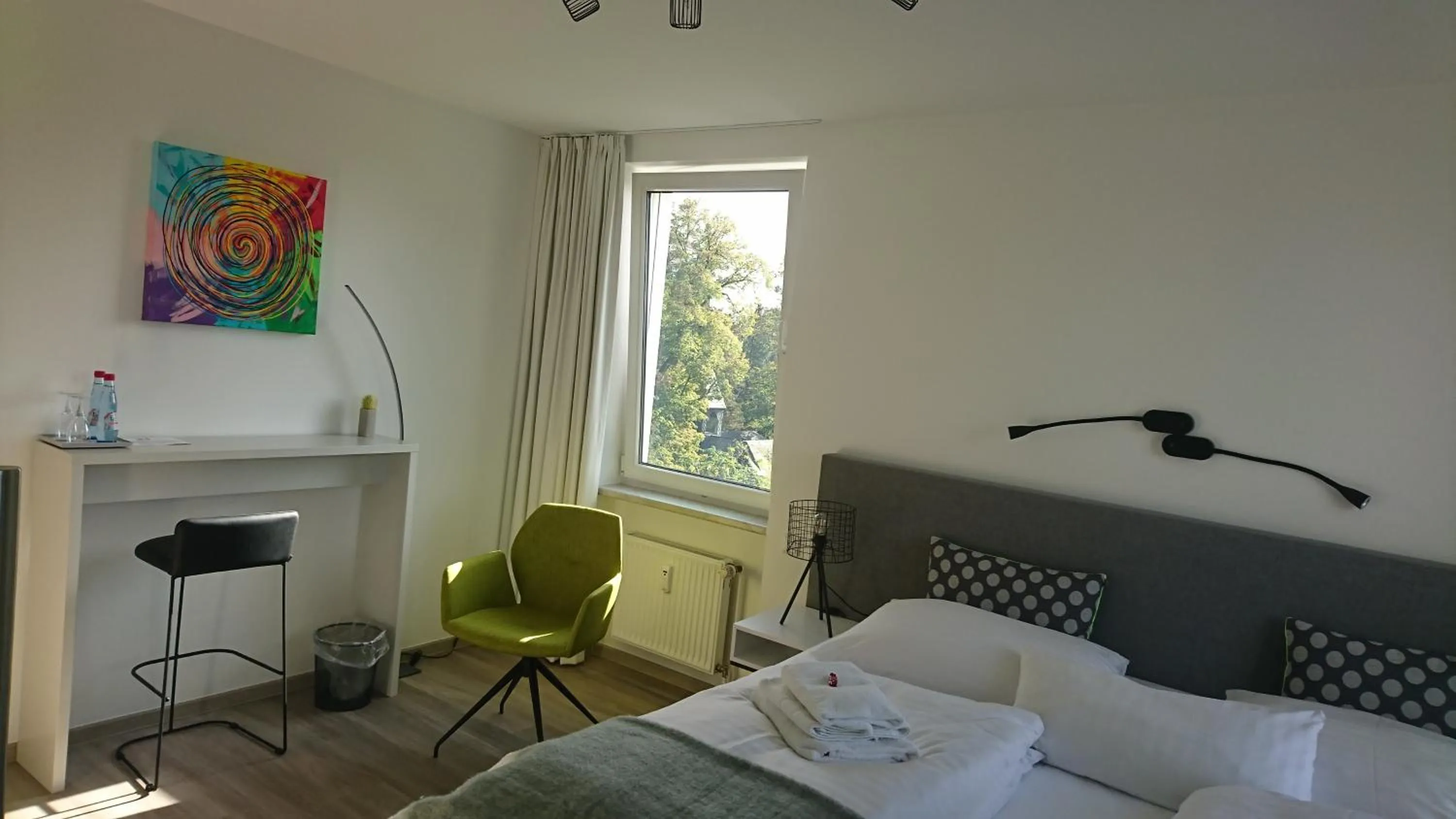 Bed in Hotel in Herrenhausen