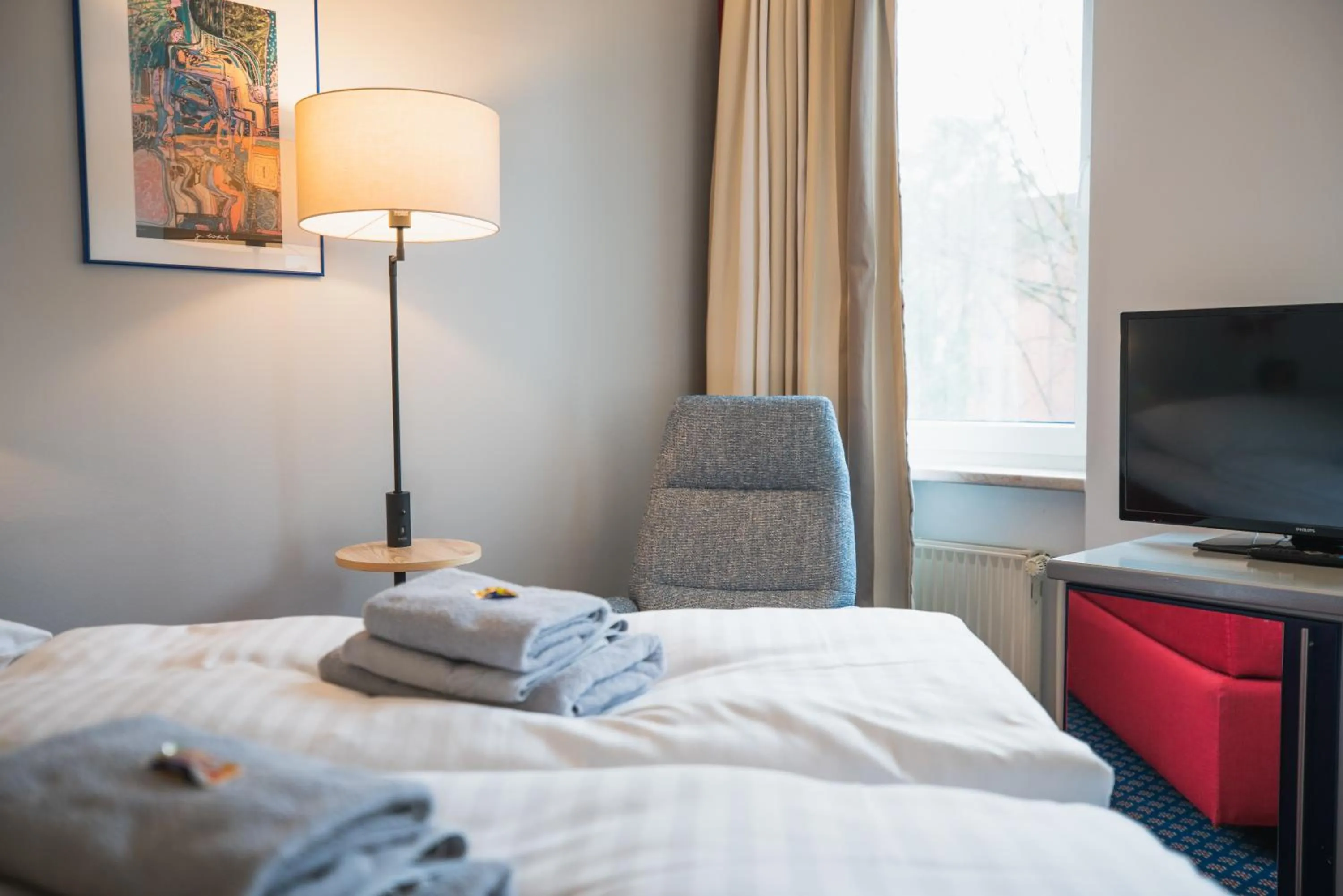 Bed in Hotel in Herrenhausen