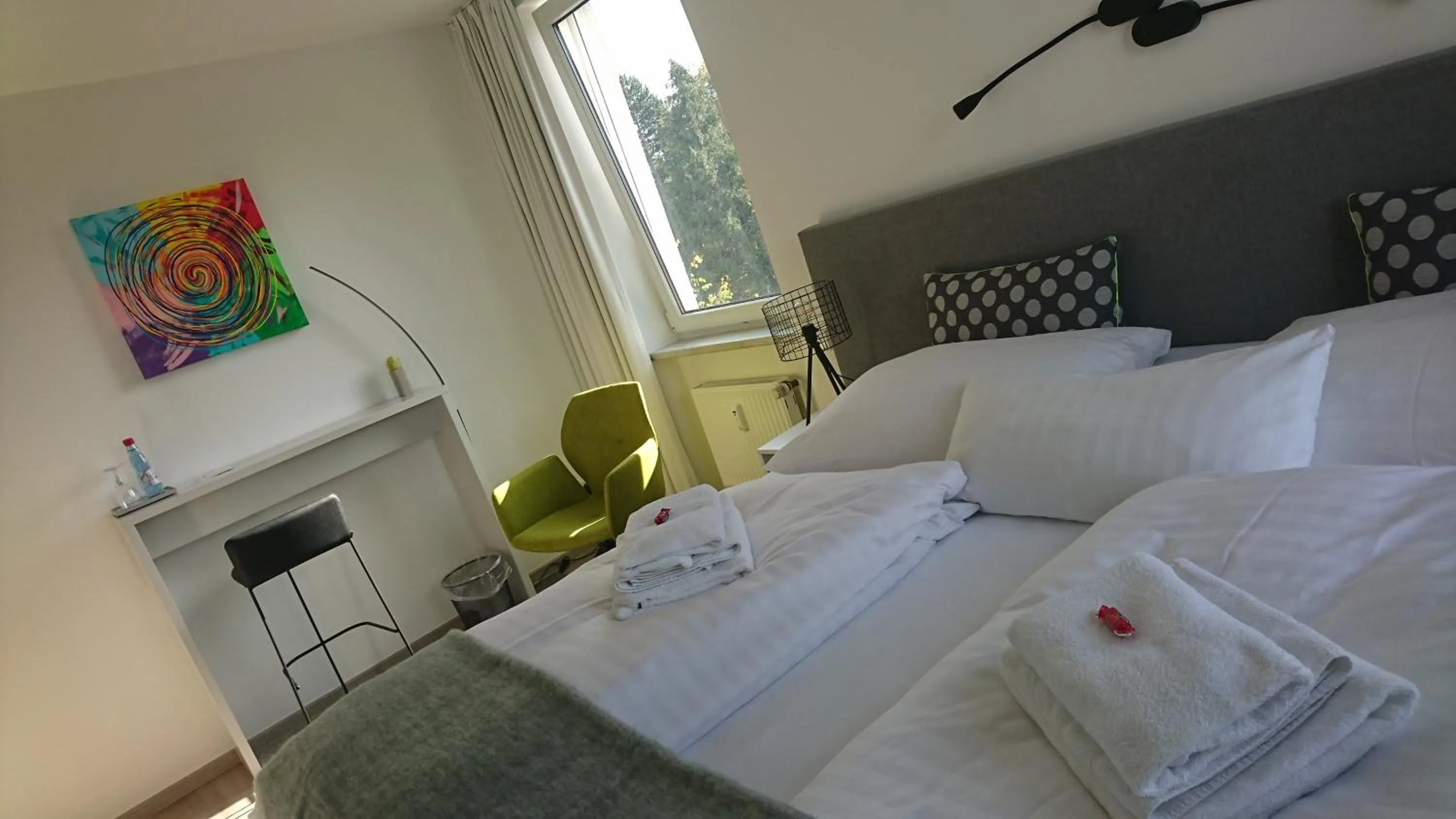 Bed in Hotel in Herrenhausen