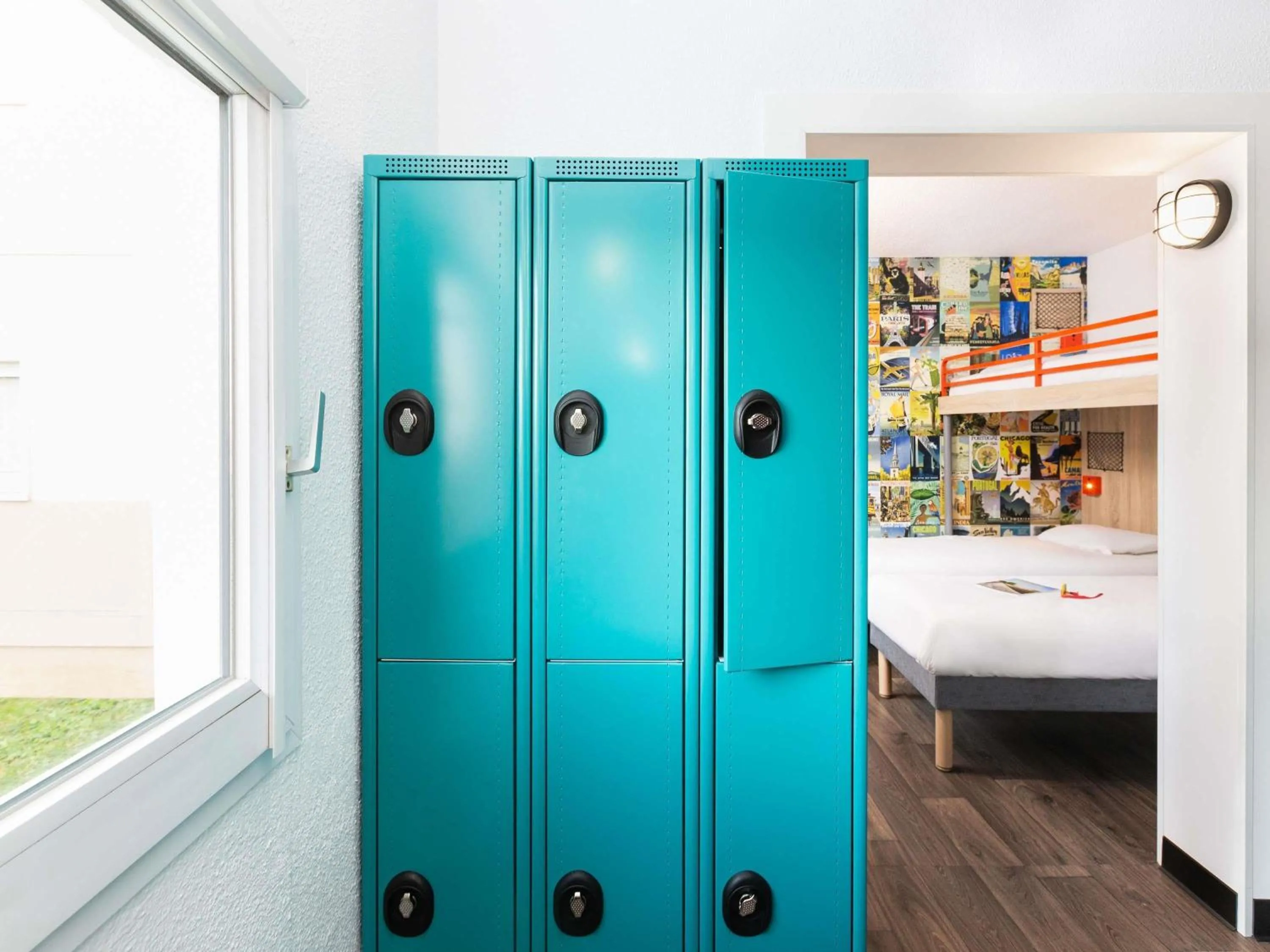 Bedroom, Bed in hotelF1 Saint Witz A1 Hôtel