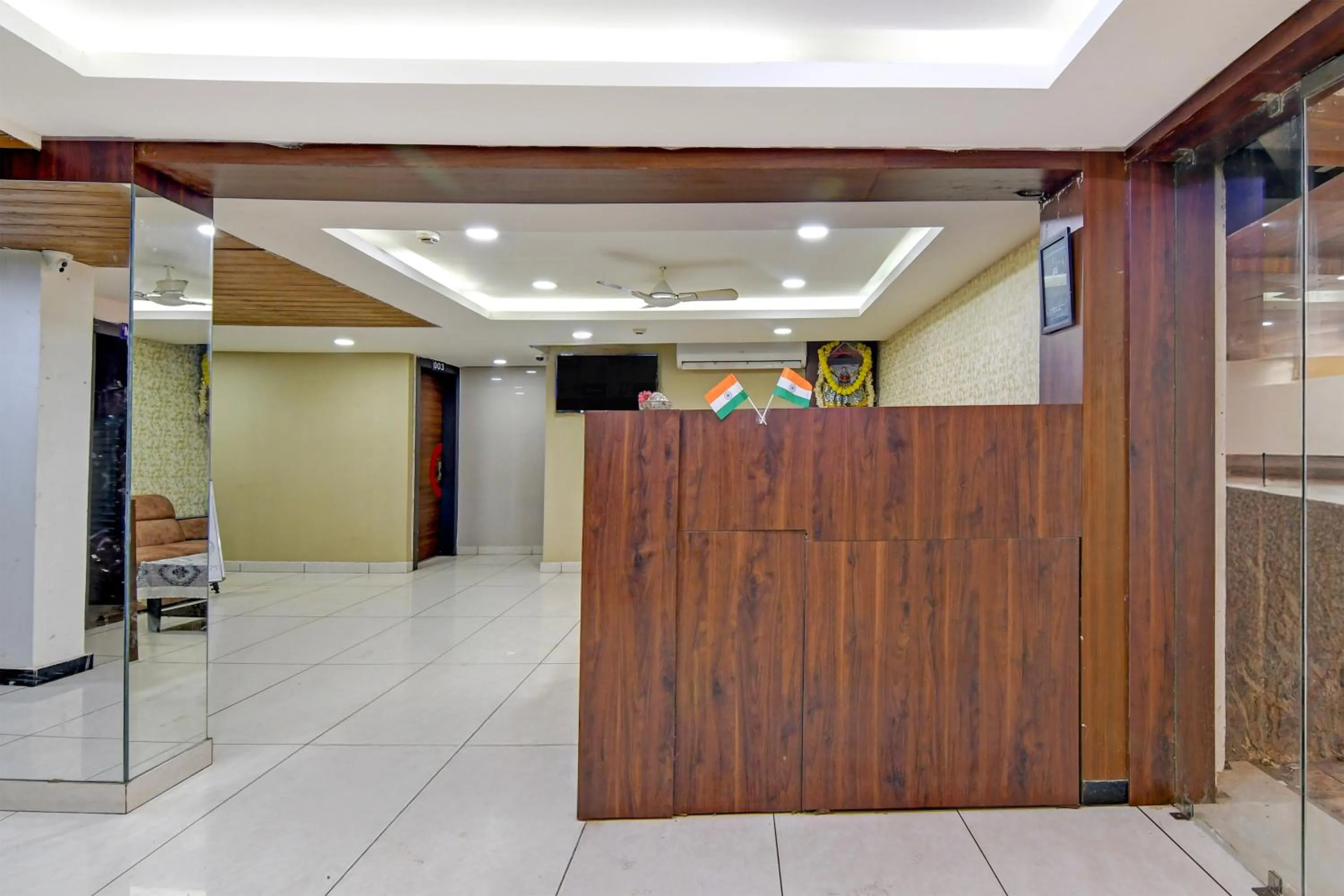 Lobby or reception in Super Collection O Infocity Square Bhubaneswar Formerly Prime Residency