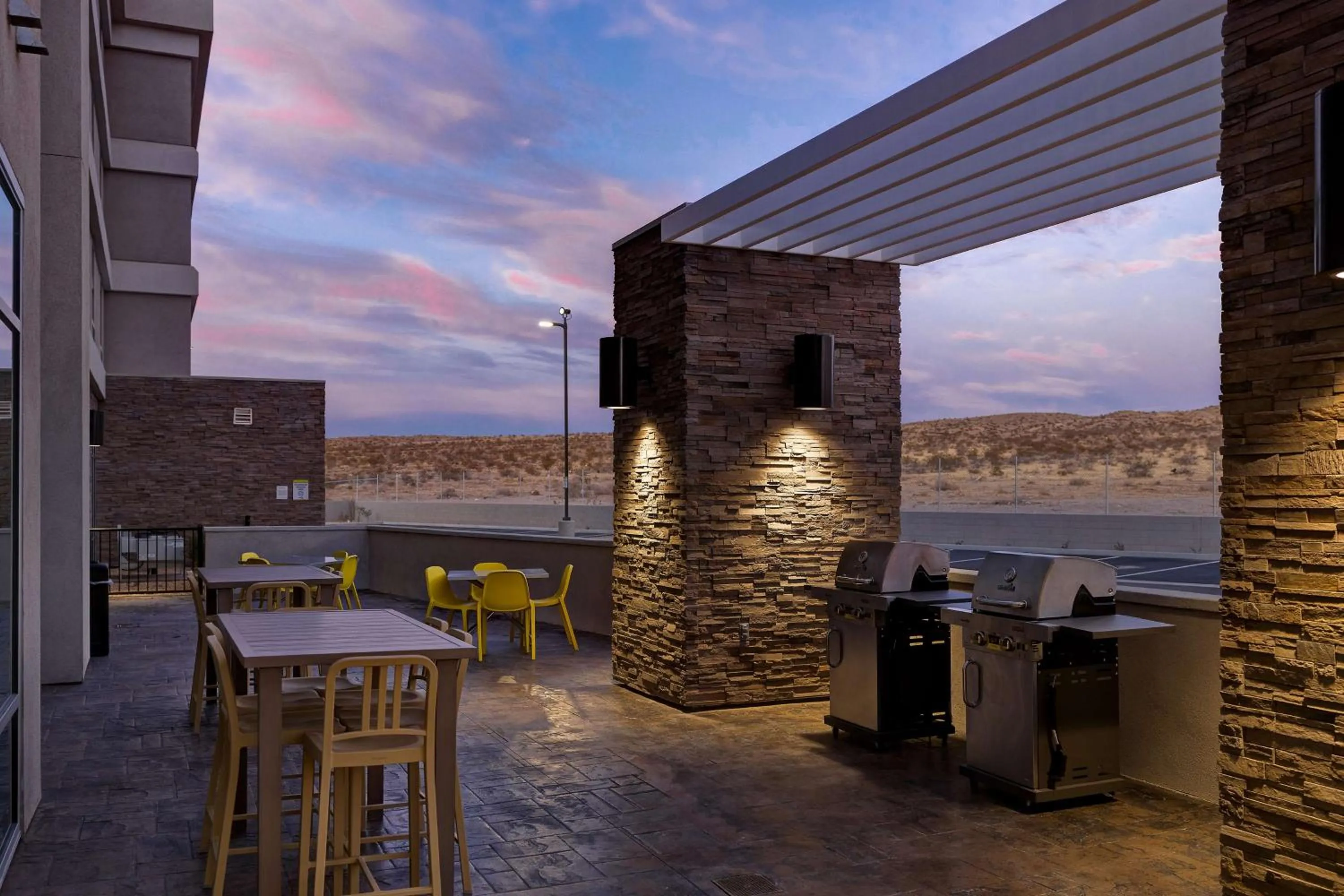 Patio in Home2 Suites By Hilton Barstow, Ca