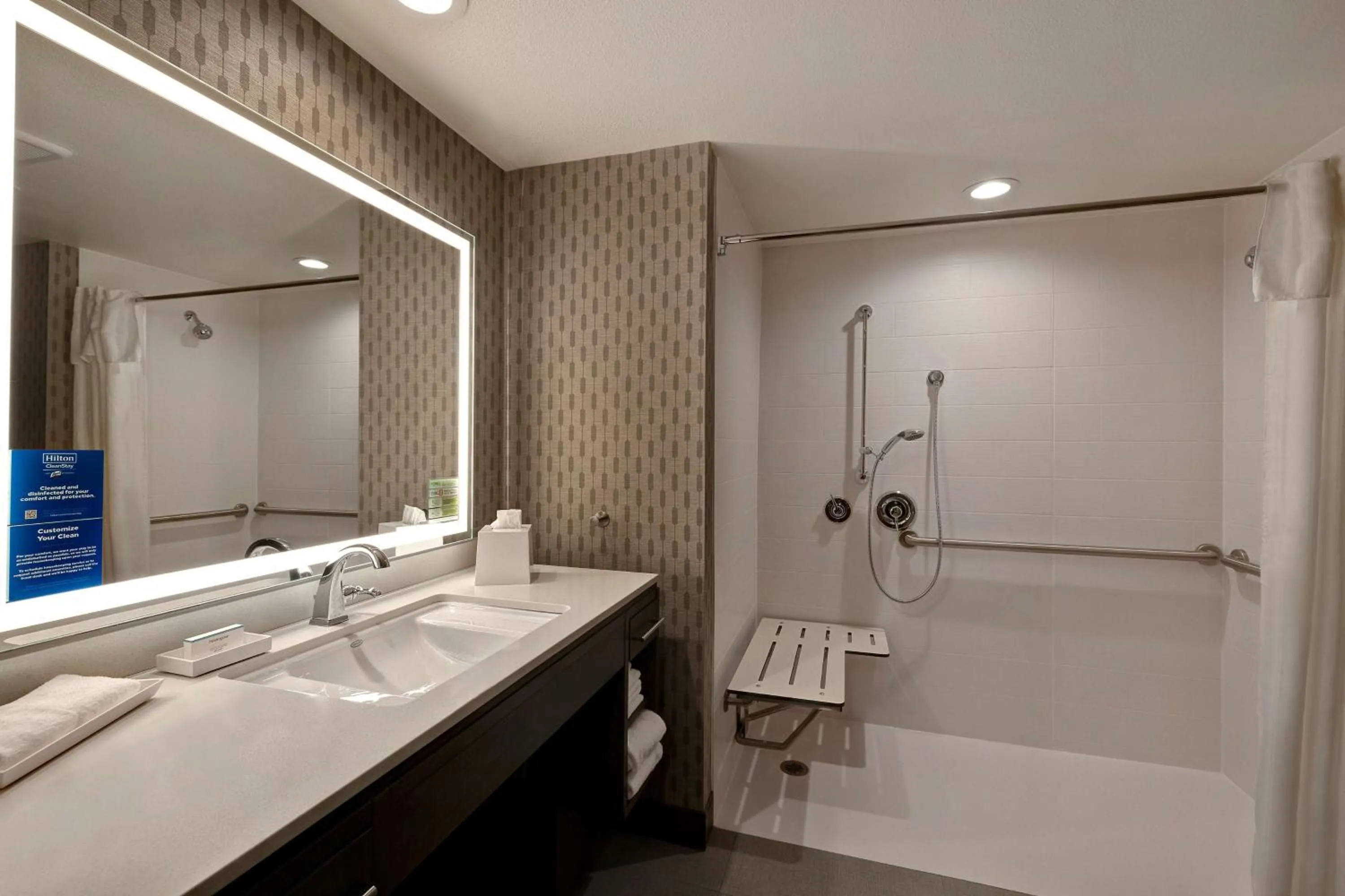 Bathroom in Home2 Suites By Hilton Barstow, Ca