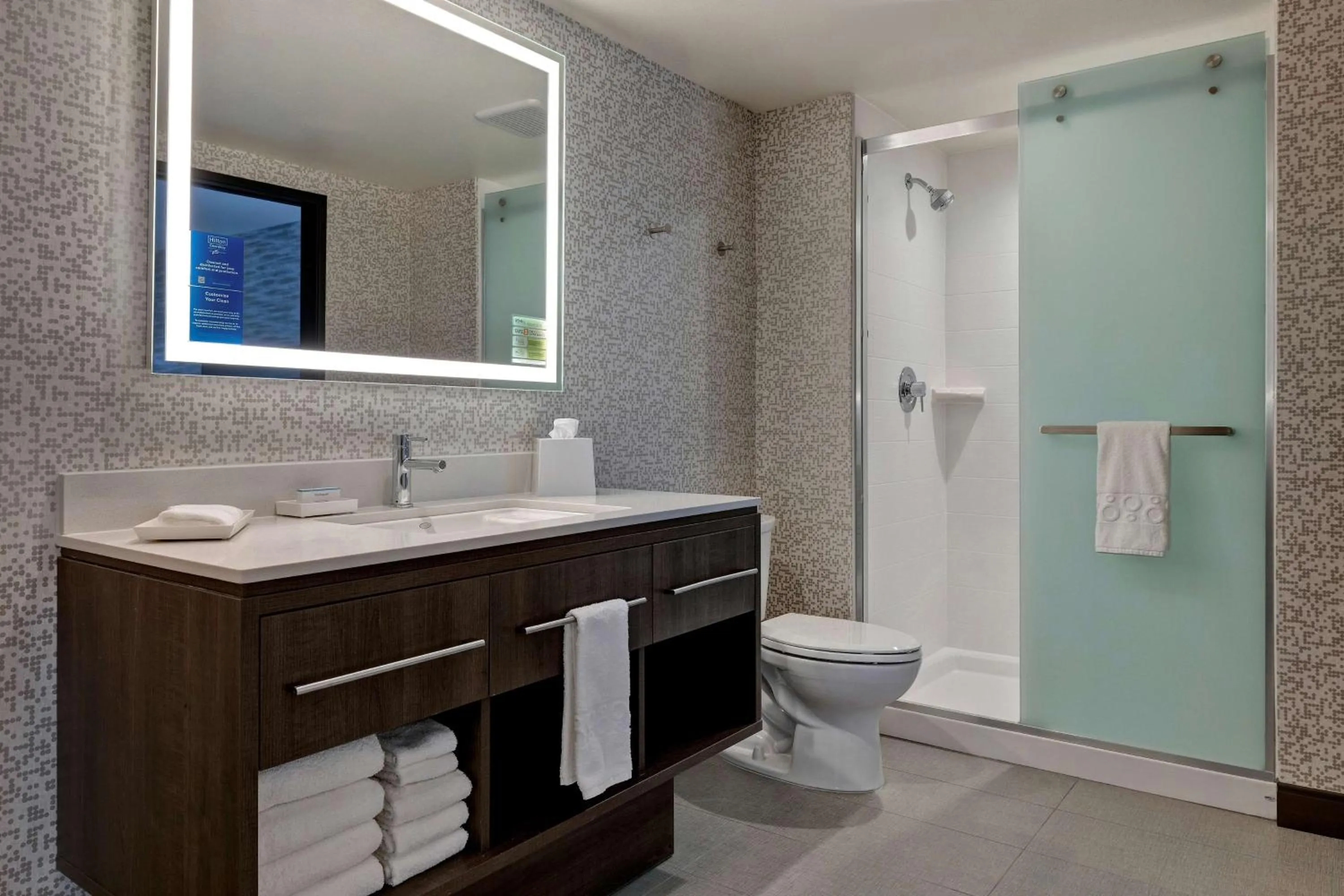 Bathroom in Home2 Suites By Hilton Barstow, Ca