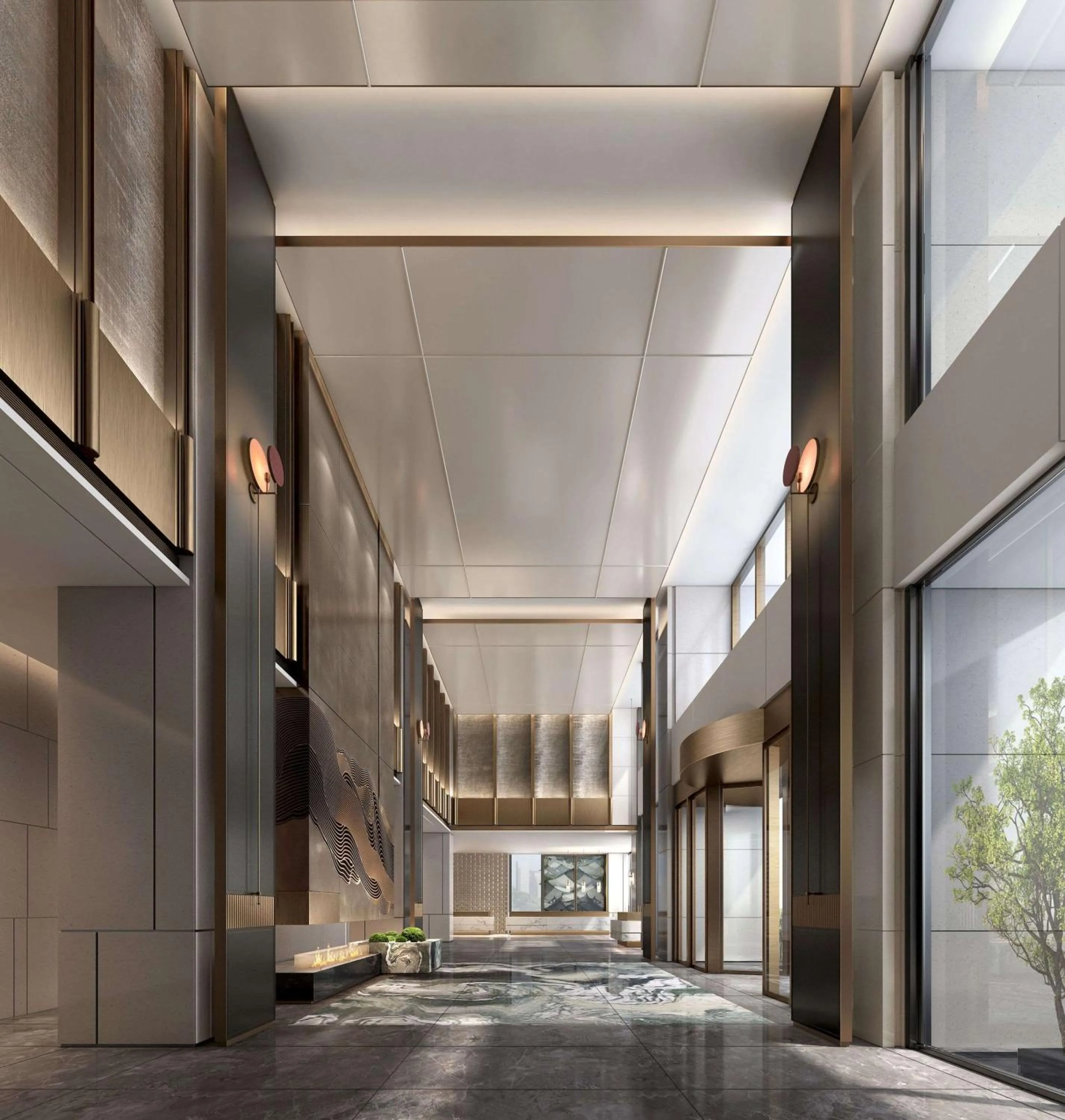 Lobby or reception in Doubletree By Hilton Xian Fengdong